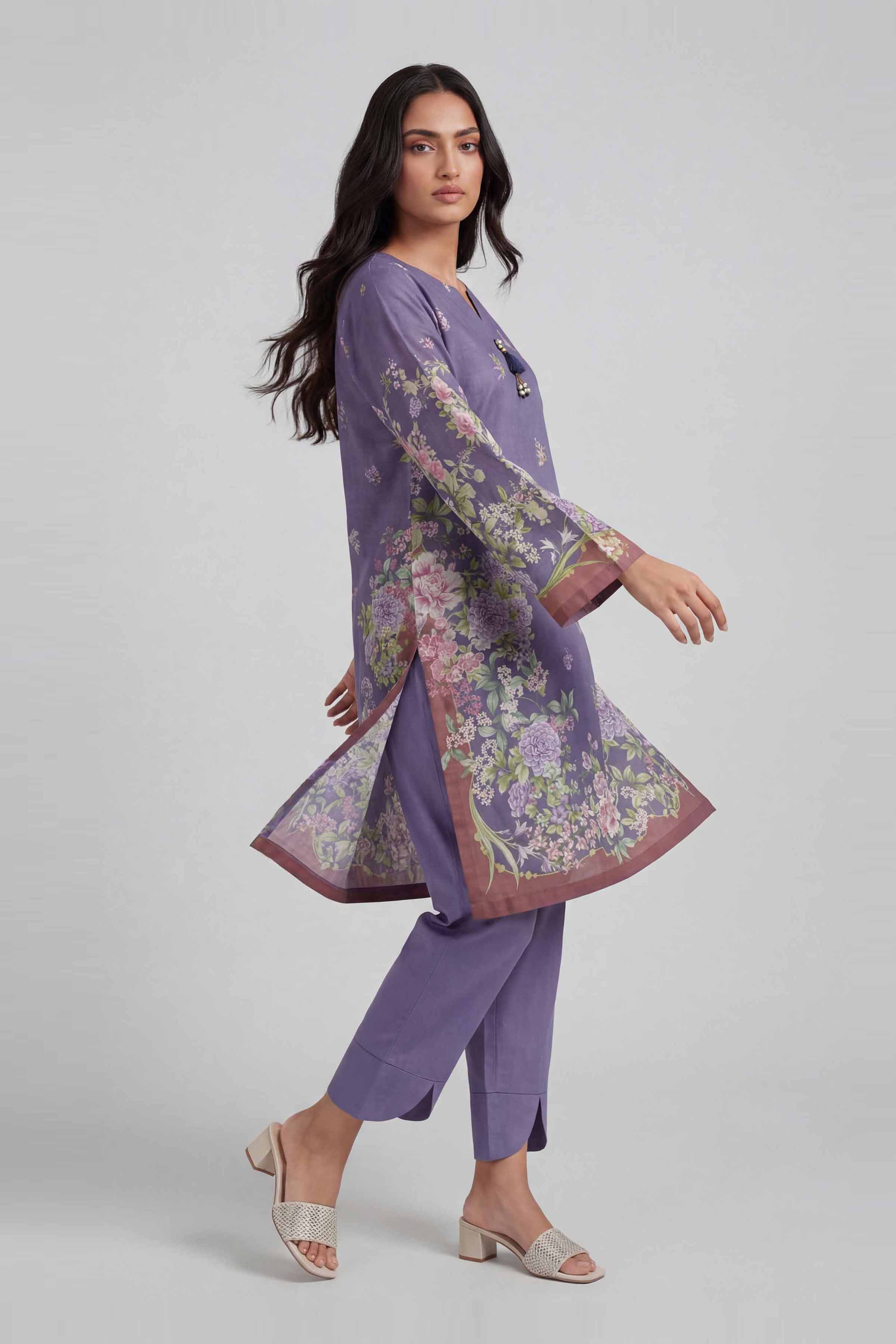 2 Piece - Digital Printed Suit - 42601621 for Women - Unstitched Collection | Nishat | Shop Online