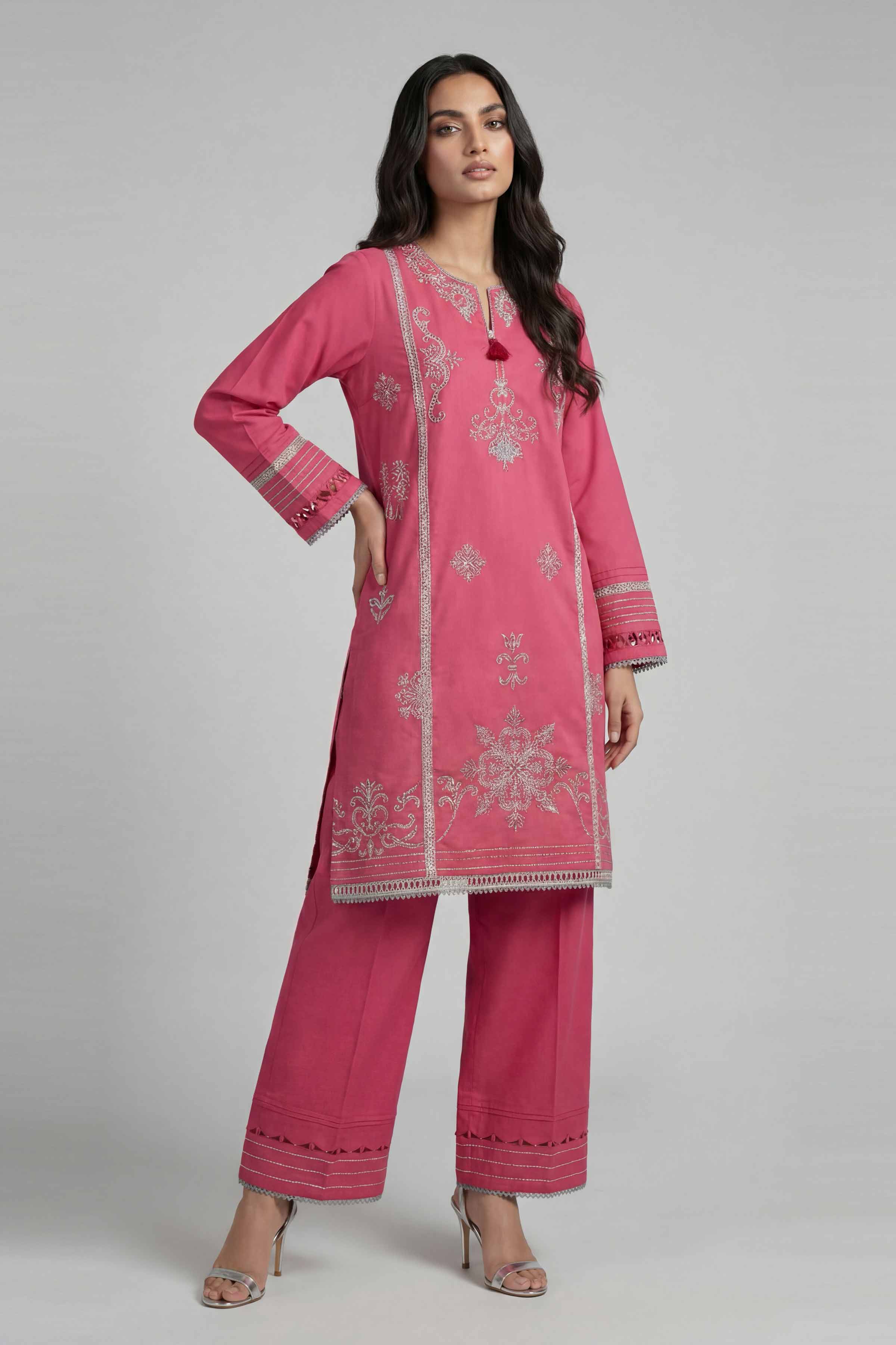 2 Piece - Embroidered Suit - 42601631 for Women - Unstitched Collection | Nishat | Shop Online