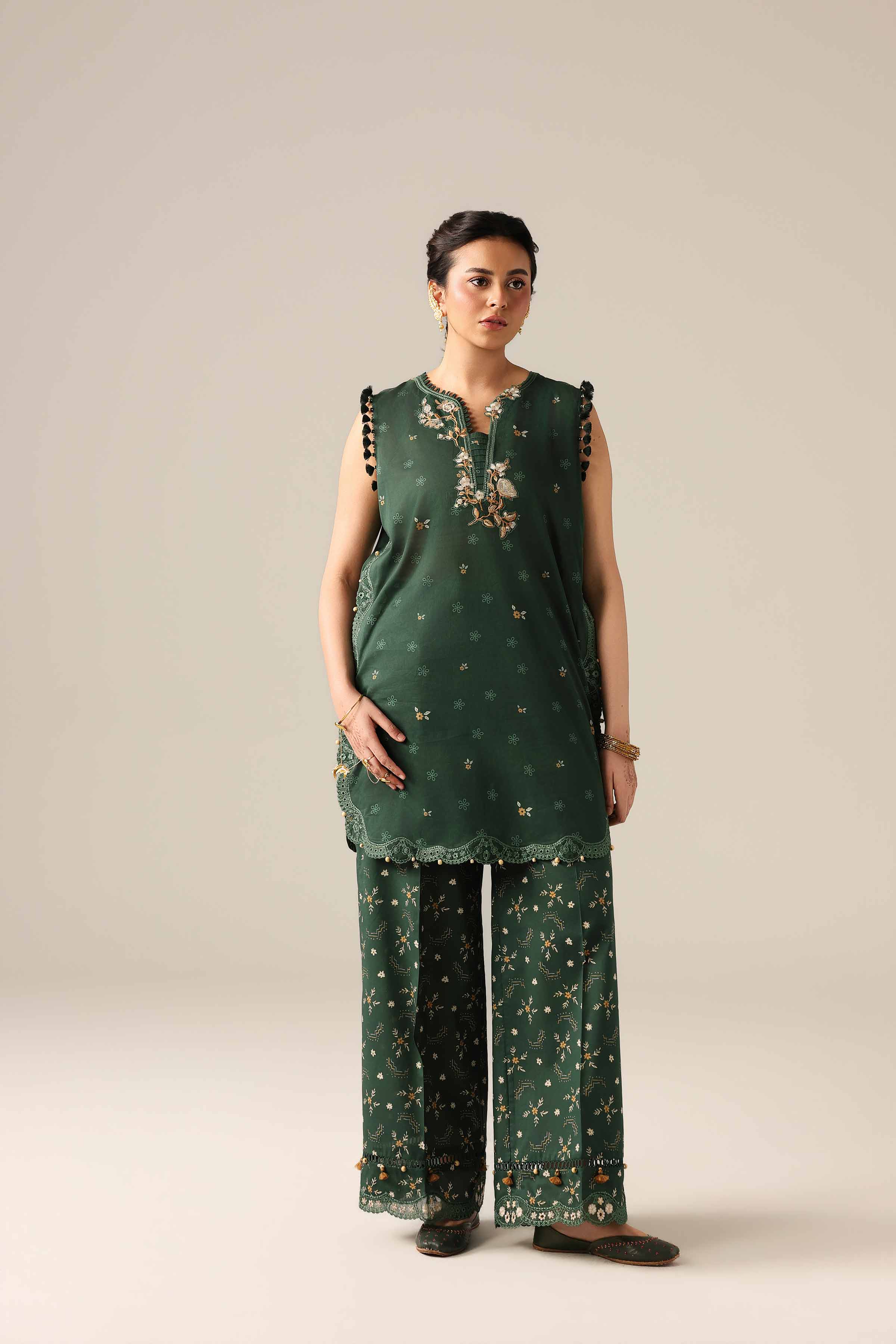 2 Piece - Printed Embroidered Suit - 42601665 for Women - Unstitched Collection | Nishat | Shop Online