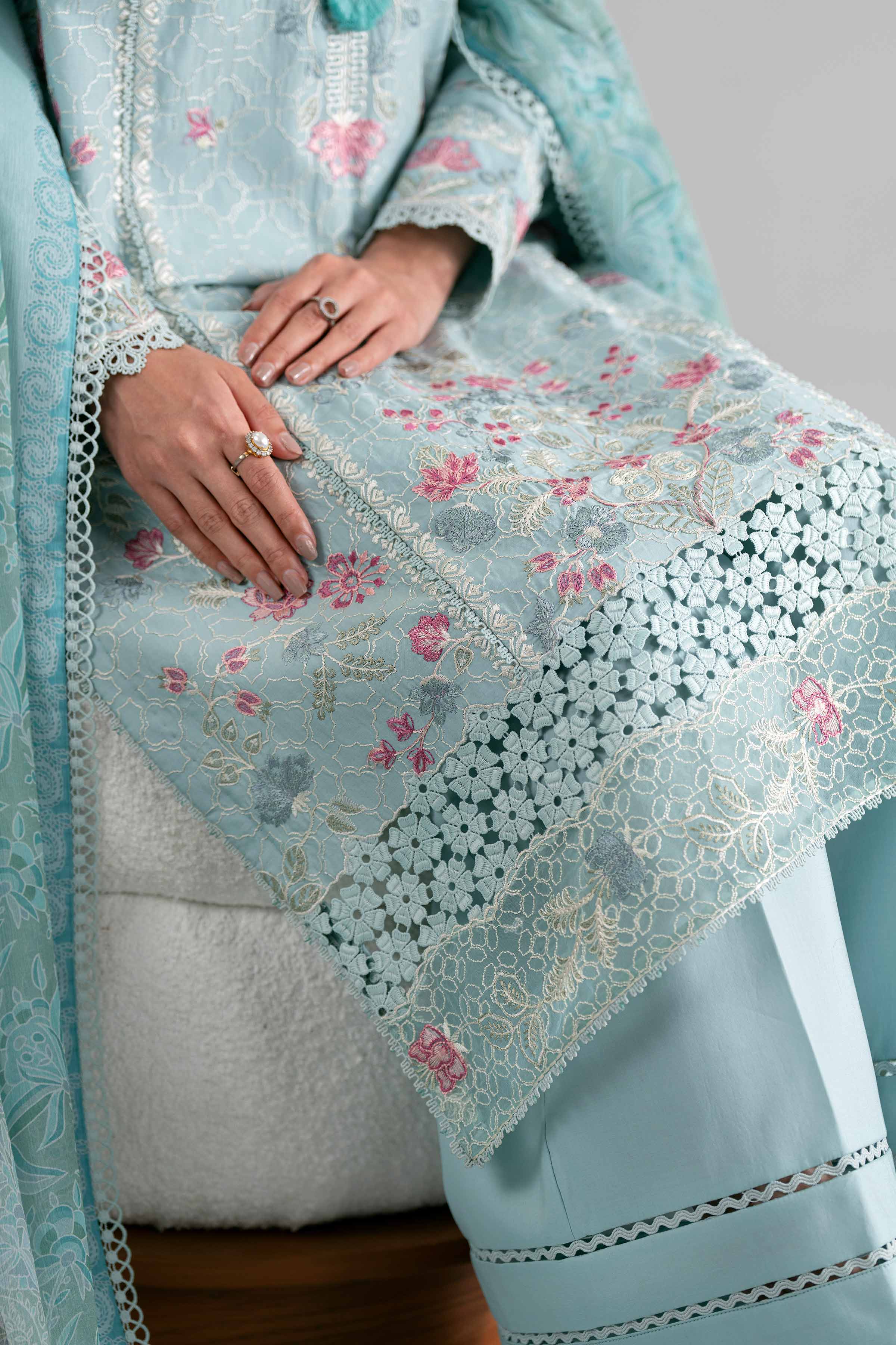 3 Piece - Digital Printed Embroidered Suit - 42601697 for Women - Unstitched Collection | Nishat | Shop Online