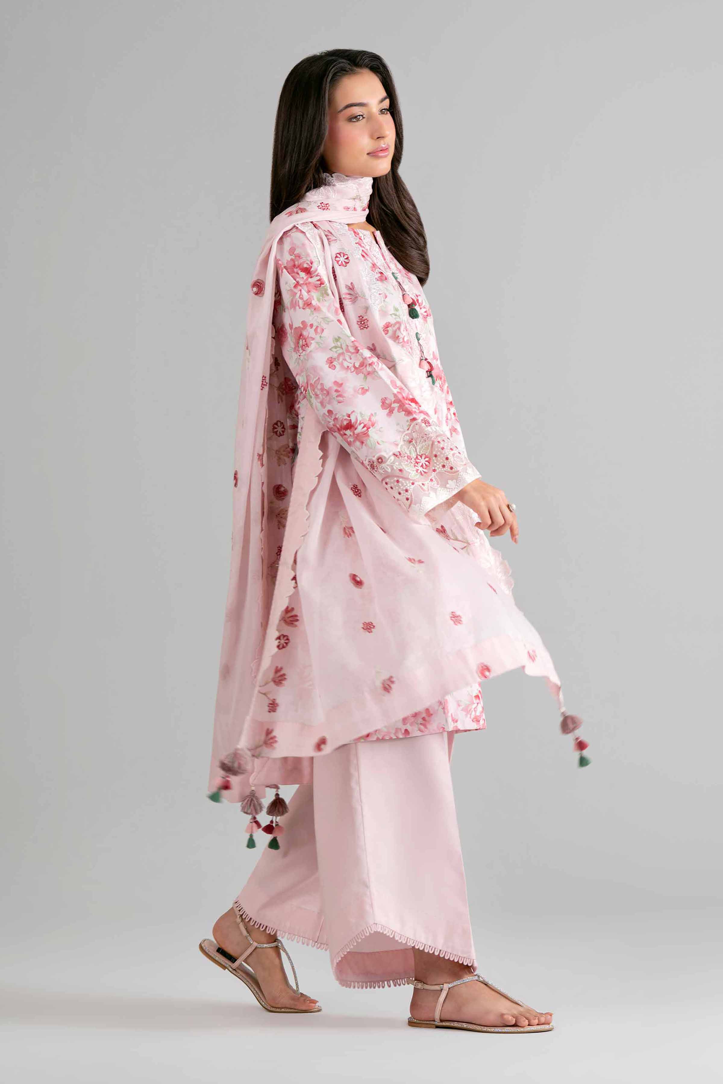 3 Piece - Printed Embroidered Suit - 42601724 for Women - Unstitched Collection | Nishat | Shop Online