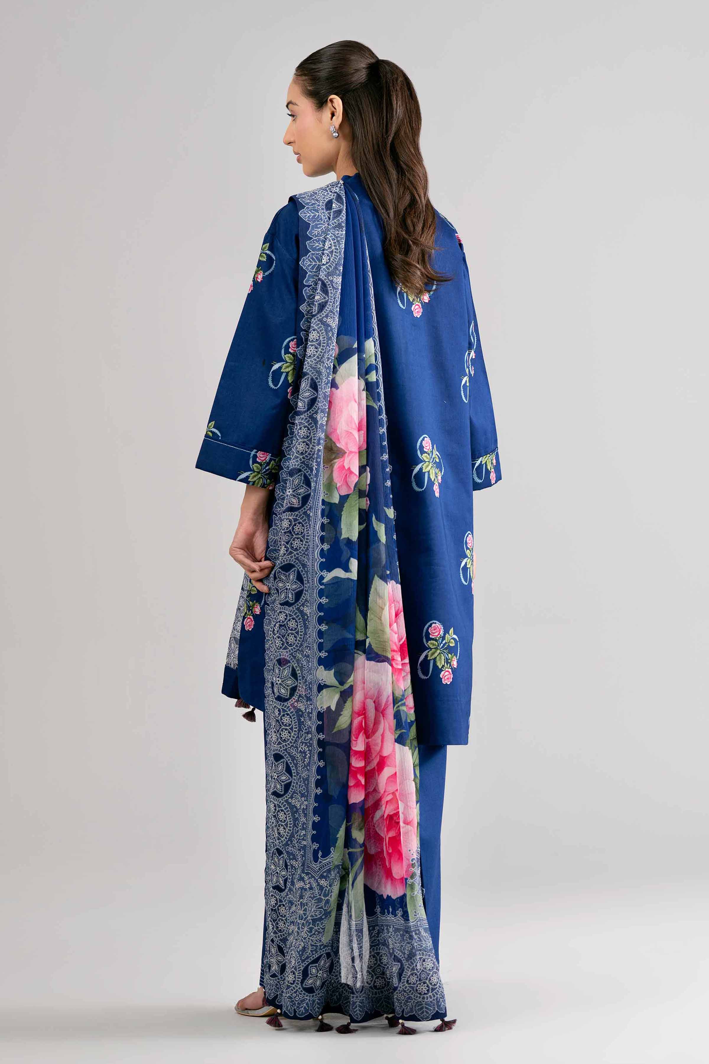 3 Piece - Digital Printed Suit - 42601763 for Women - Unstitched Collection | Nishat | Shop Online