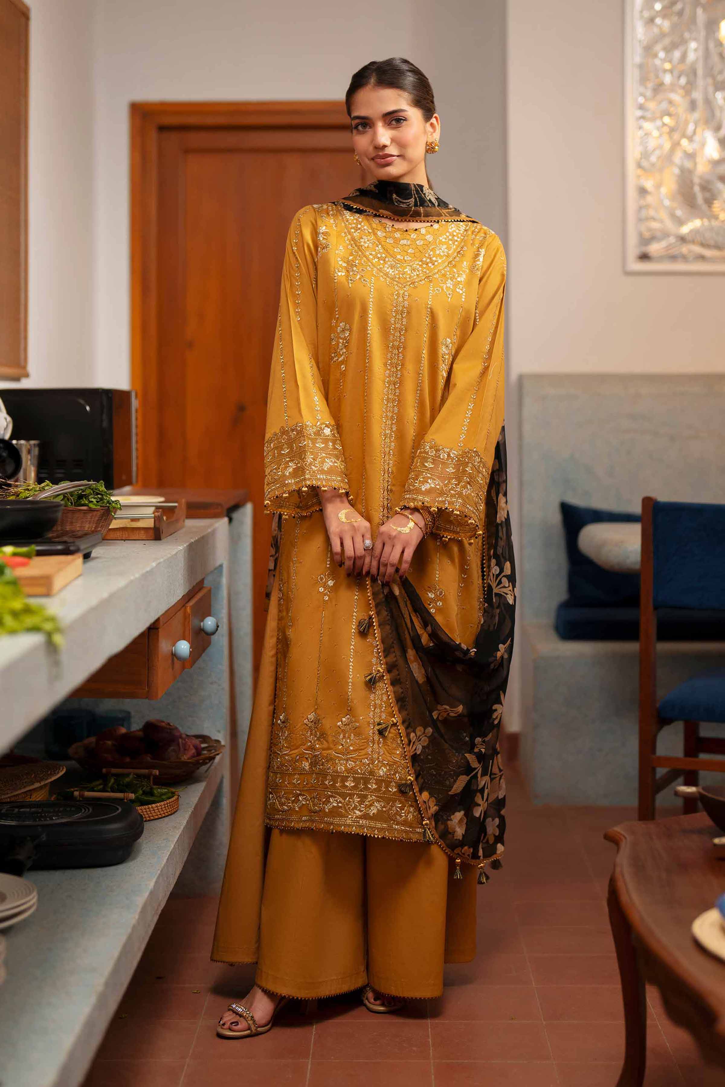 3 Piece - Digital Printed Embroidered Suit - 42601771 for Women - Unstitched Collection | Nishat | Shop Online