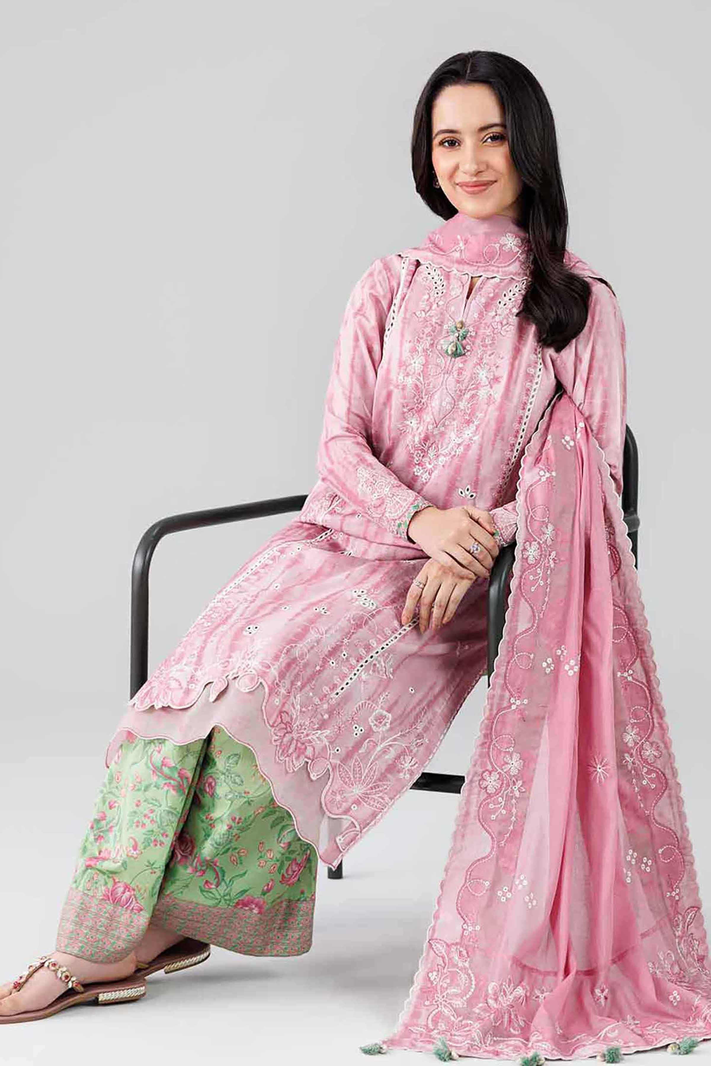 3 Piece - Printed Embroidered Suit - 42601810 for Women - Unstitched Collection | Nishat | Shop Online
