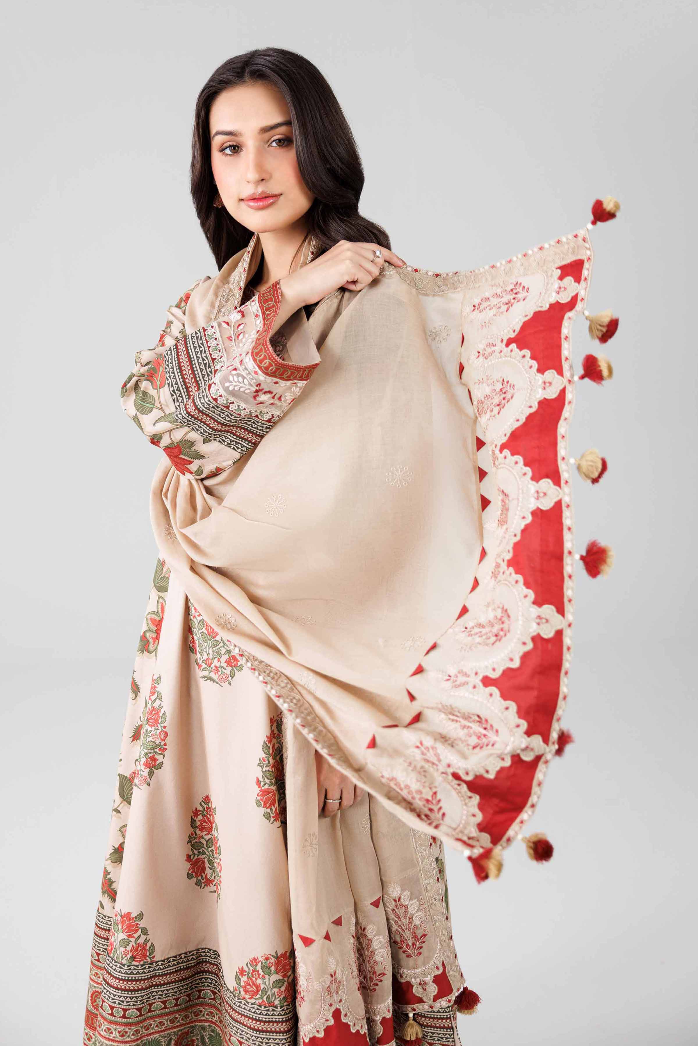 3 Piece - Printed Embroidered Suit - 42601814 for Women - Unstitched Collection | Nishat | Shop Online