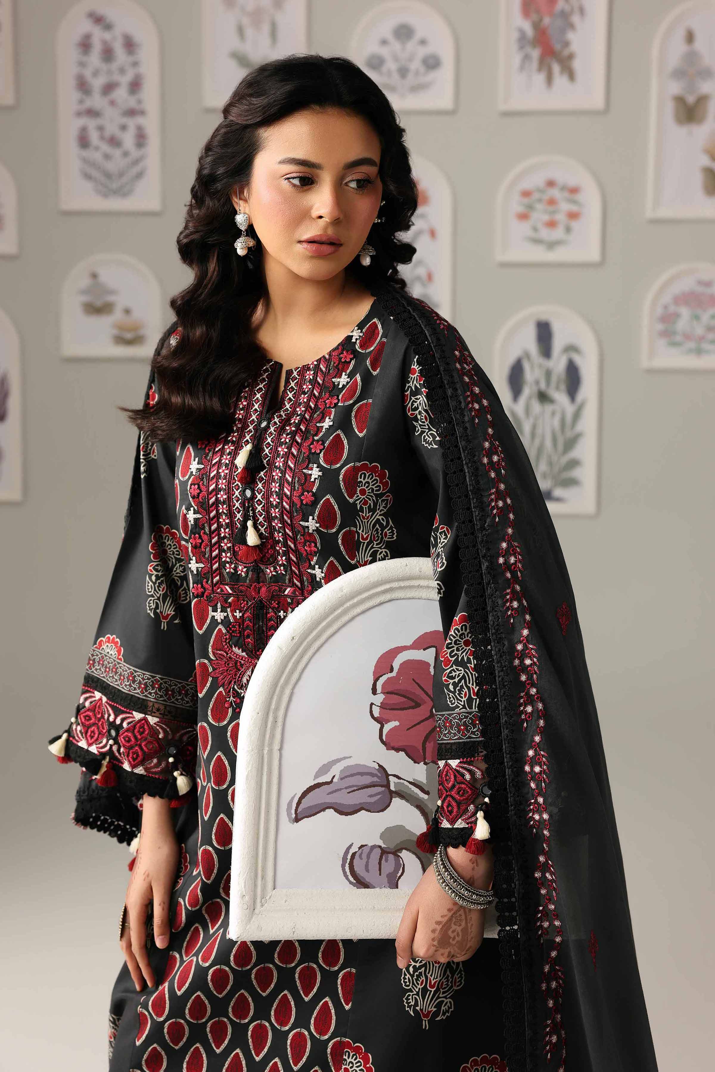 3 Piece - Printed Embroidered Suit - 42601816 for Women - Unstitched Collection | Nishat | Shop Online