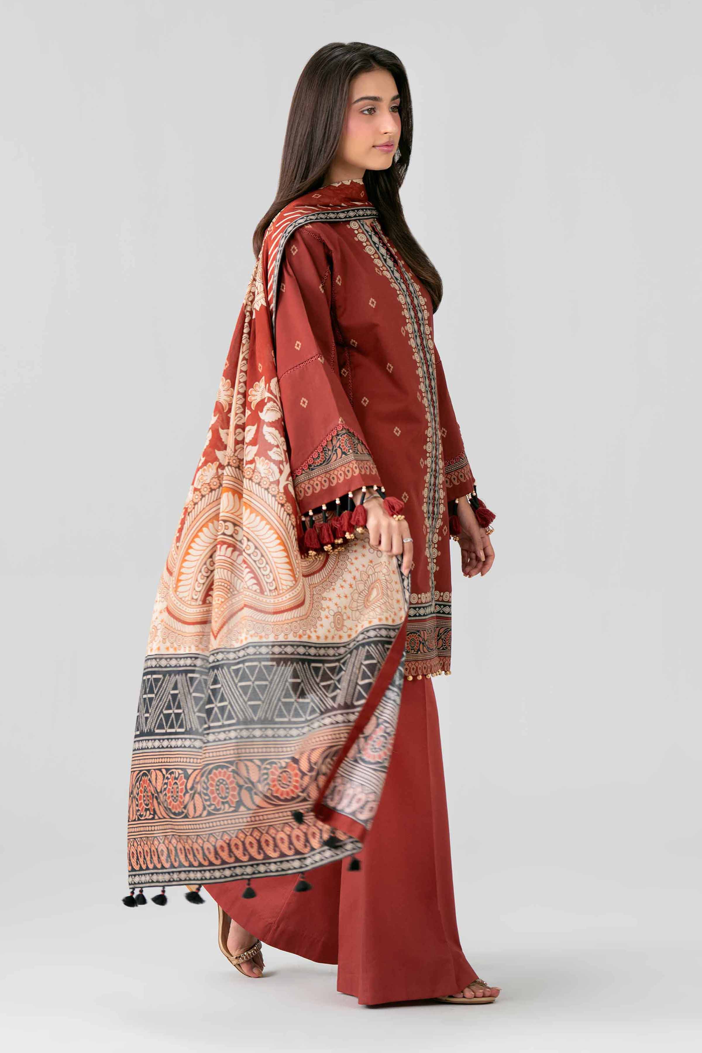 3 Piece - Digital Printed Suit - 42601850 for Women - Unstitched Collection | Nishat | Shop Online