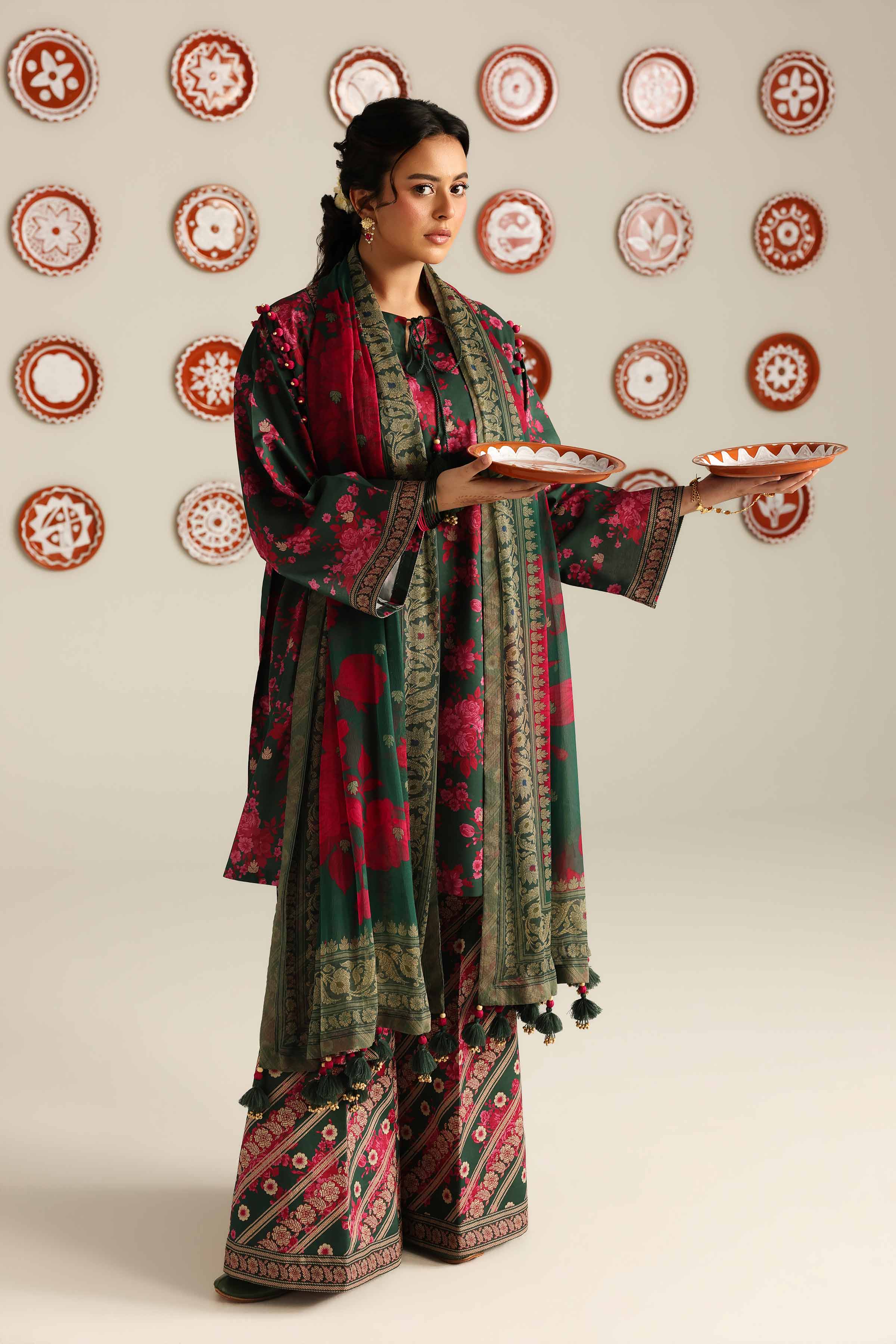 3 Piece - Digital Printed Suit - 42601899 for Women - Unstitched Collection | Nishat | Shop Online