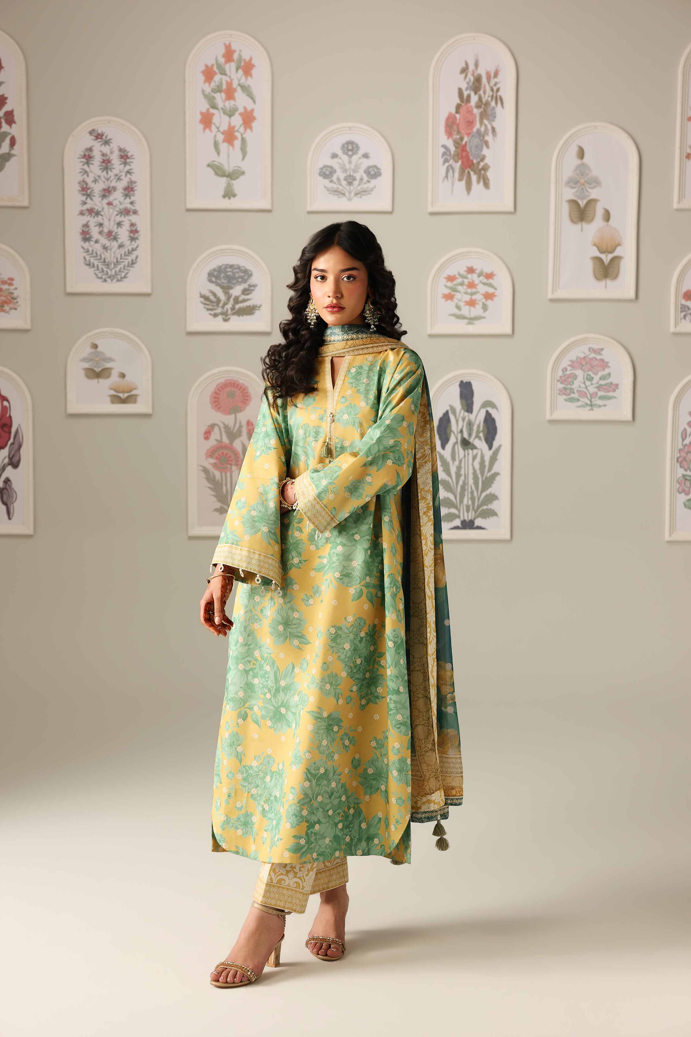 3 Piece - Digital Printed Suit - 42601900 for Women - Unstitched Collection | Nishat | Shop Online