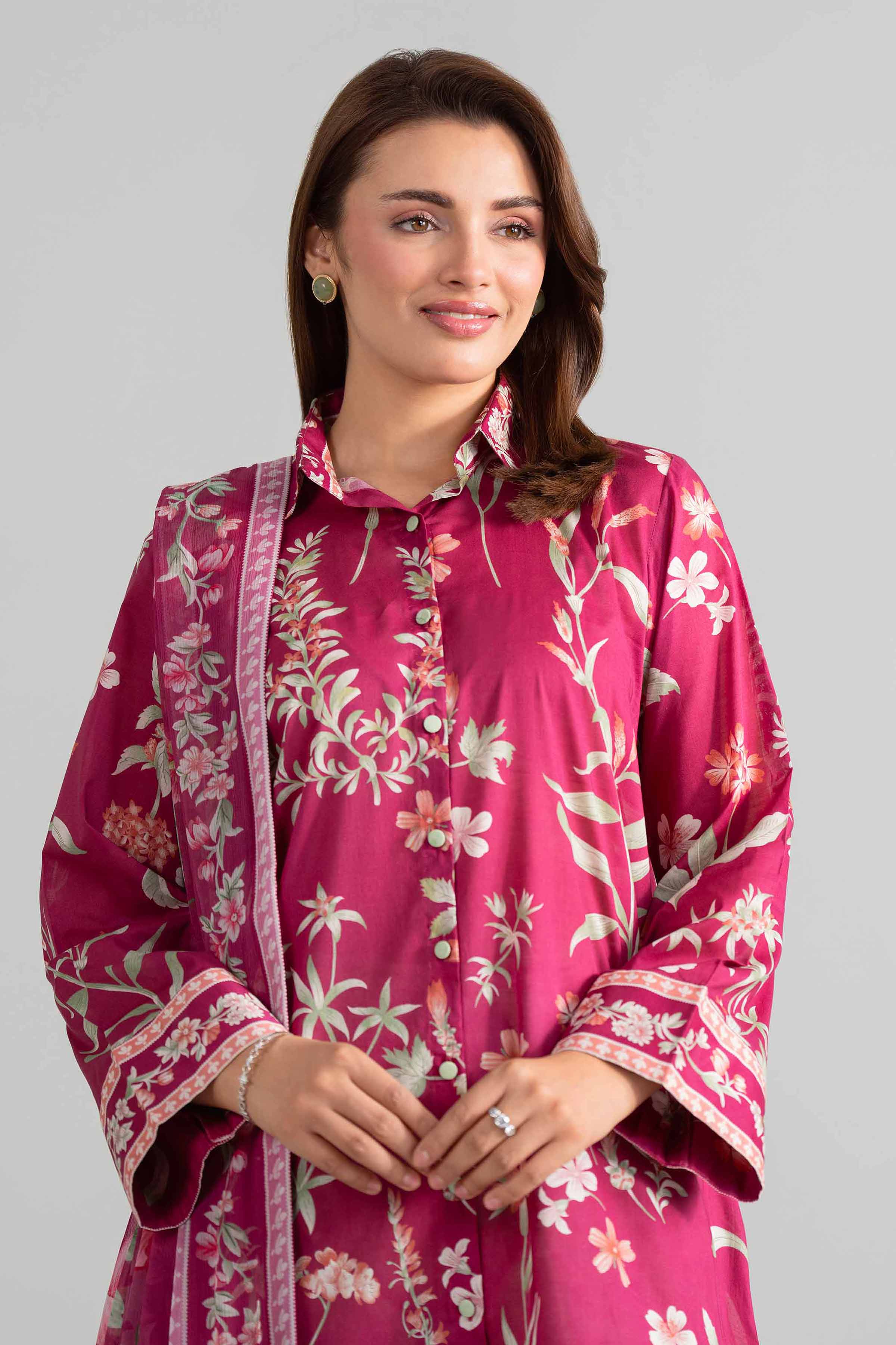 3 Piece - Digital Printed Suit - 42601902 for Women - Unstitched Collection | Nishat | Shop Online