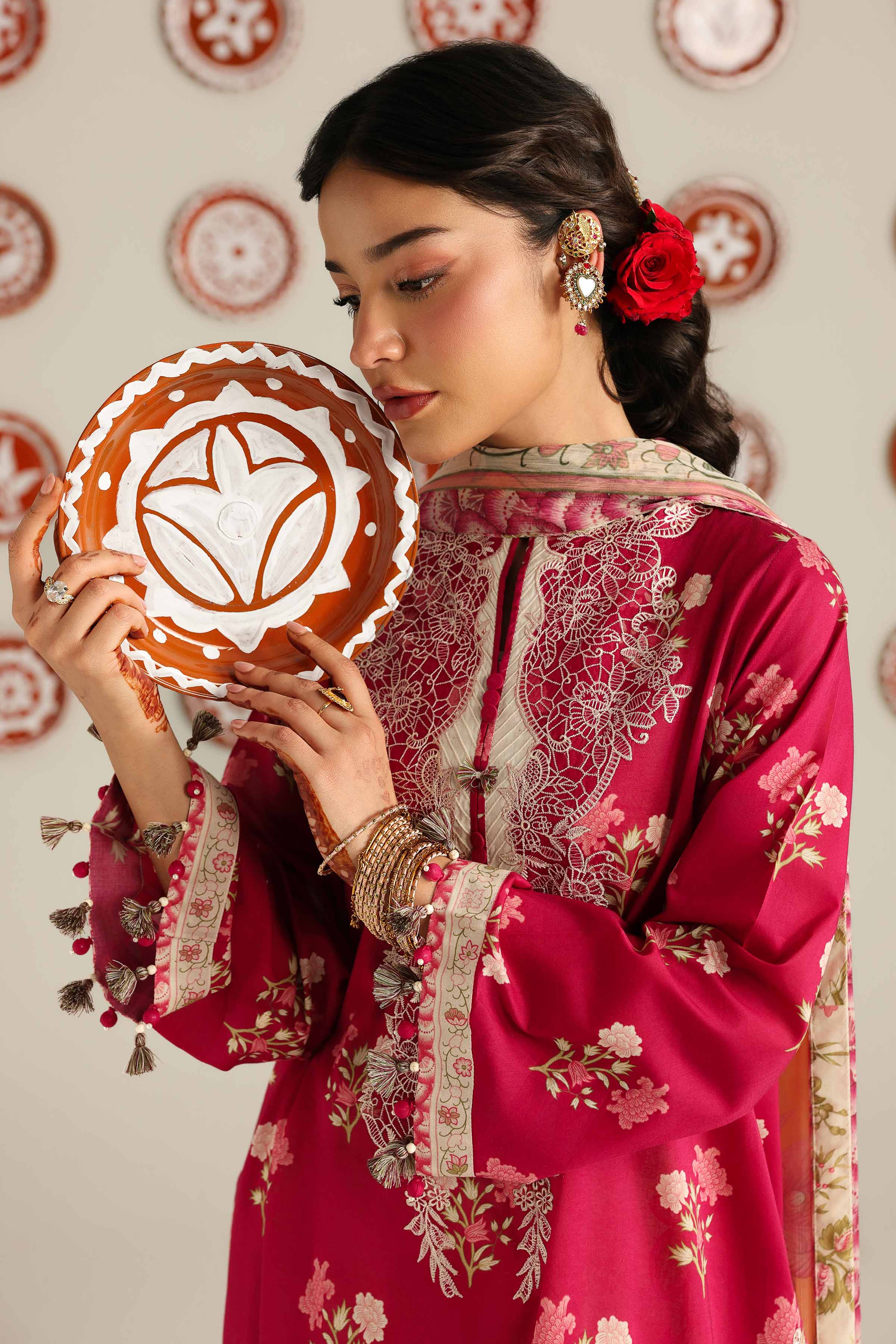 3 Piece - Digital Printed Embroidered Suit - 42601916 for Women - Unstitched Collection | Nishat | Shop Online