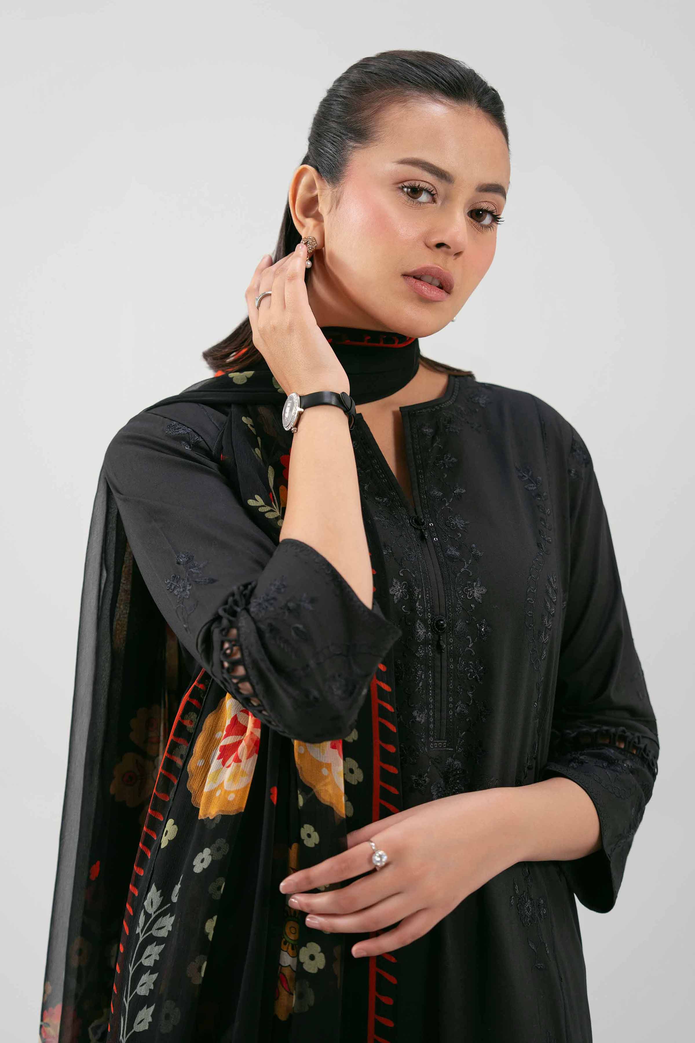3 Piece - Digital Printed Embroidered Suit - 42619516 for Women - Unstitched Collection | Nishat | Shop Online