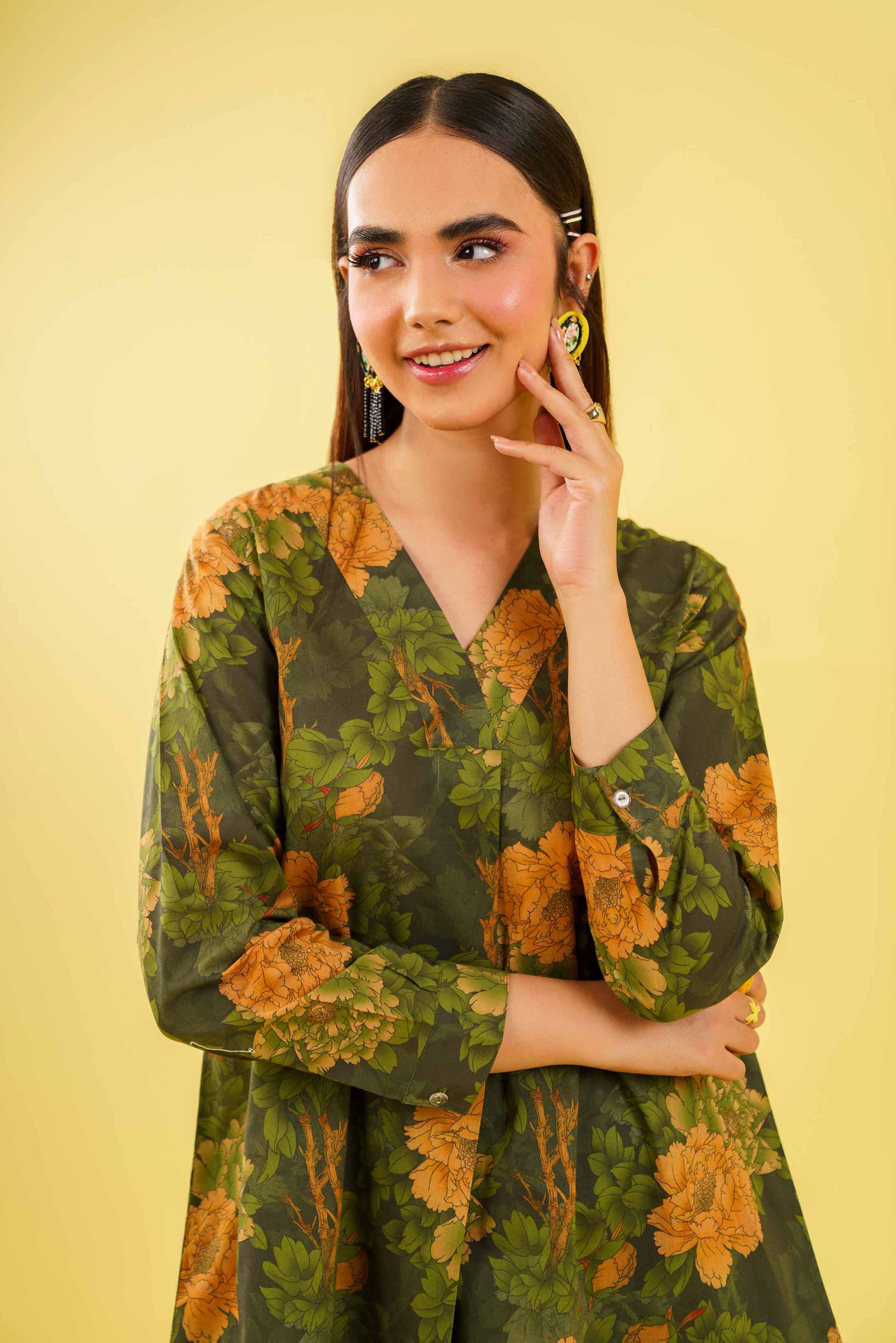 2 Piece - Printed Suit - AS24-55