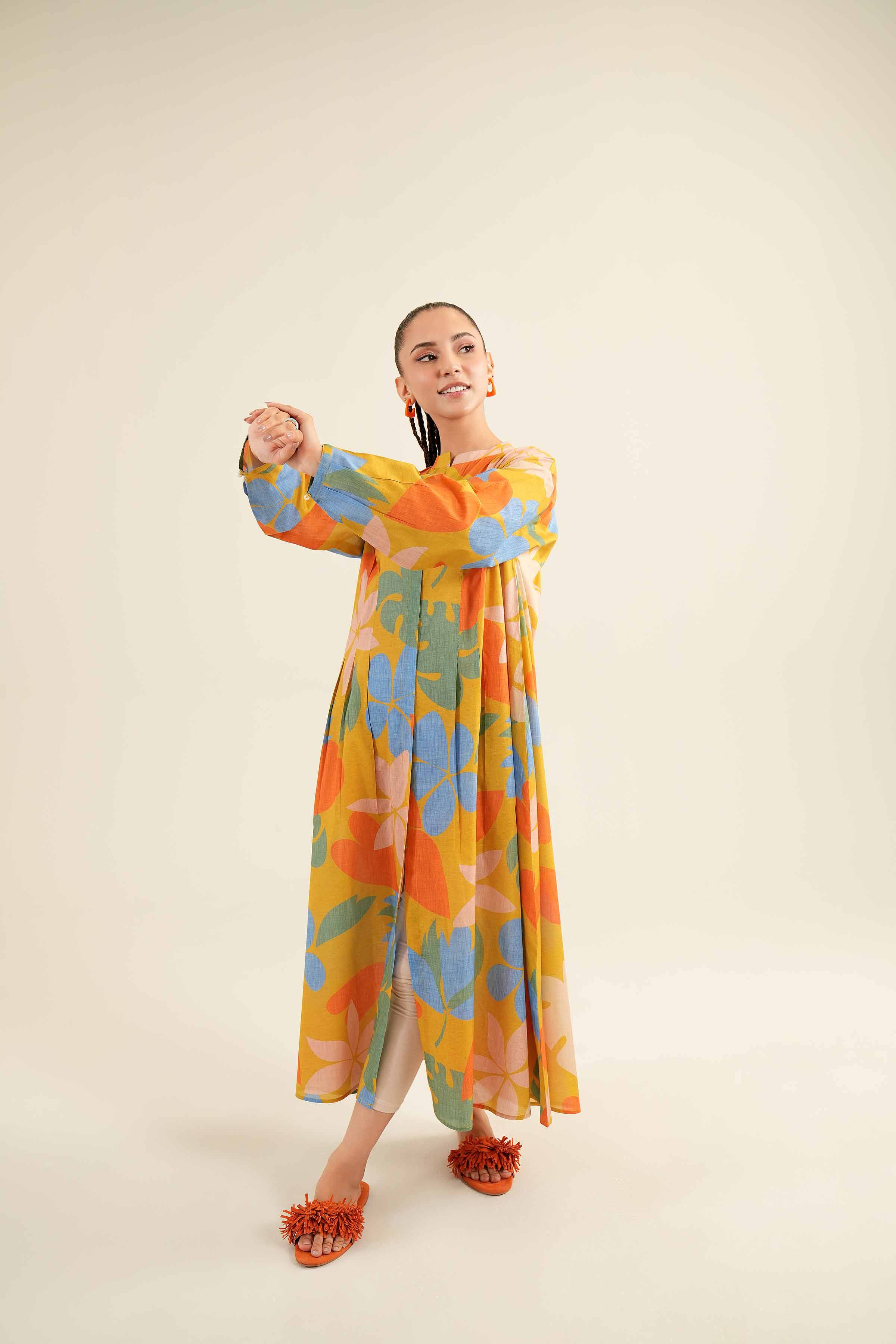 Printed Dress - AS24-60