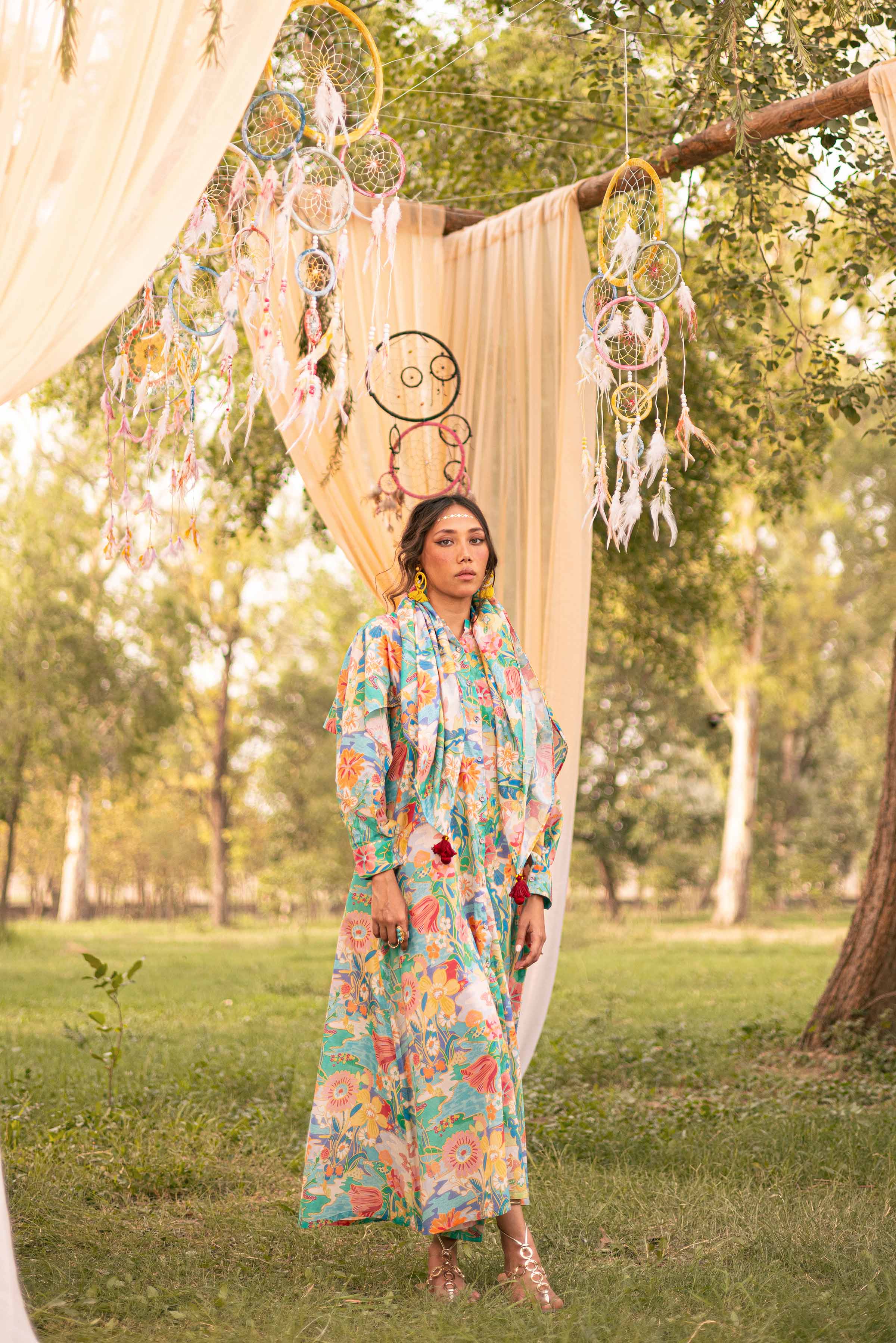 Printed Dress - AS24-88