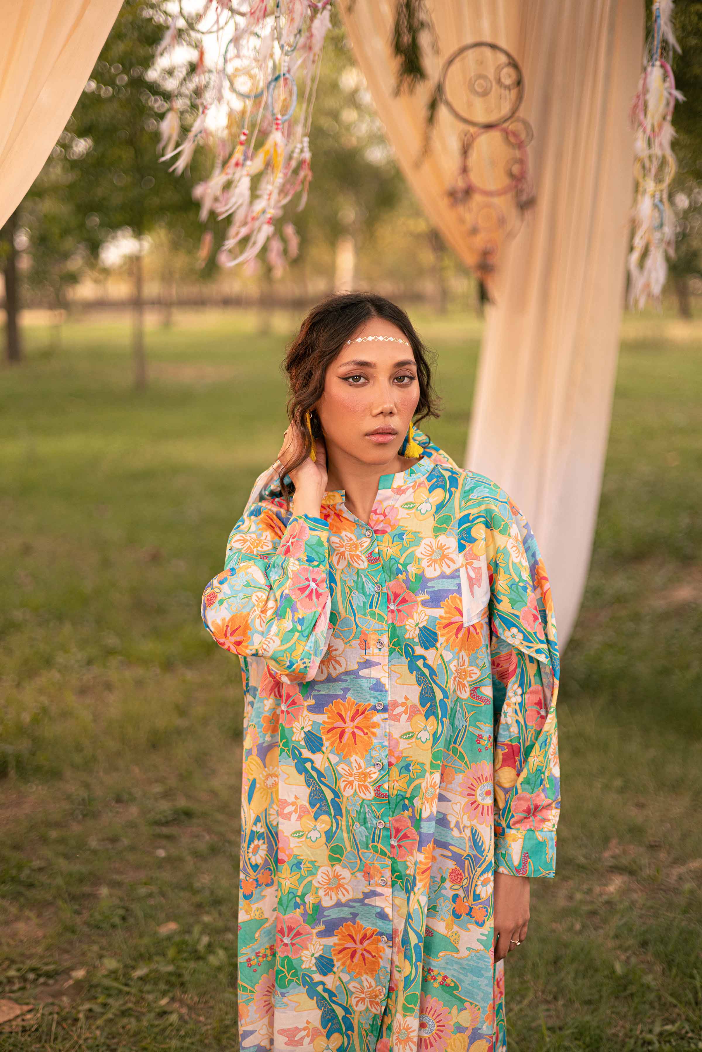 Printed Dress - AS24-88