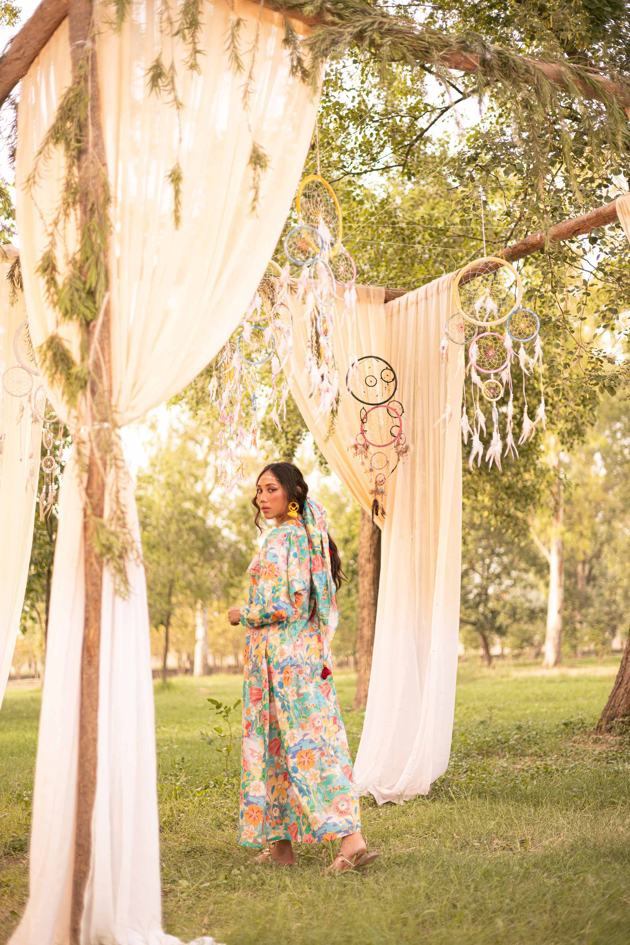 Printed Dress - AS24-88