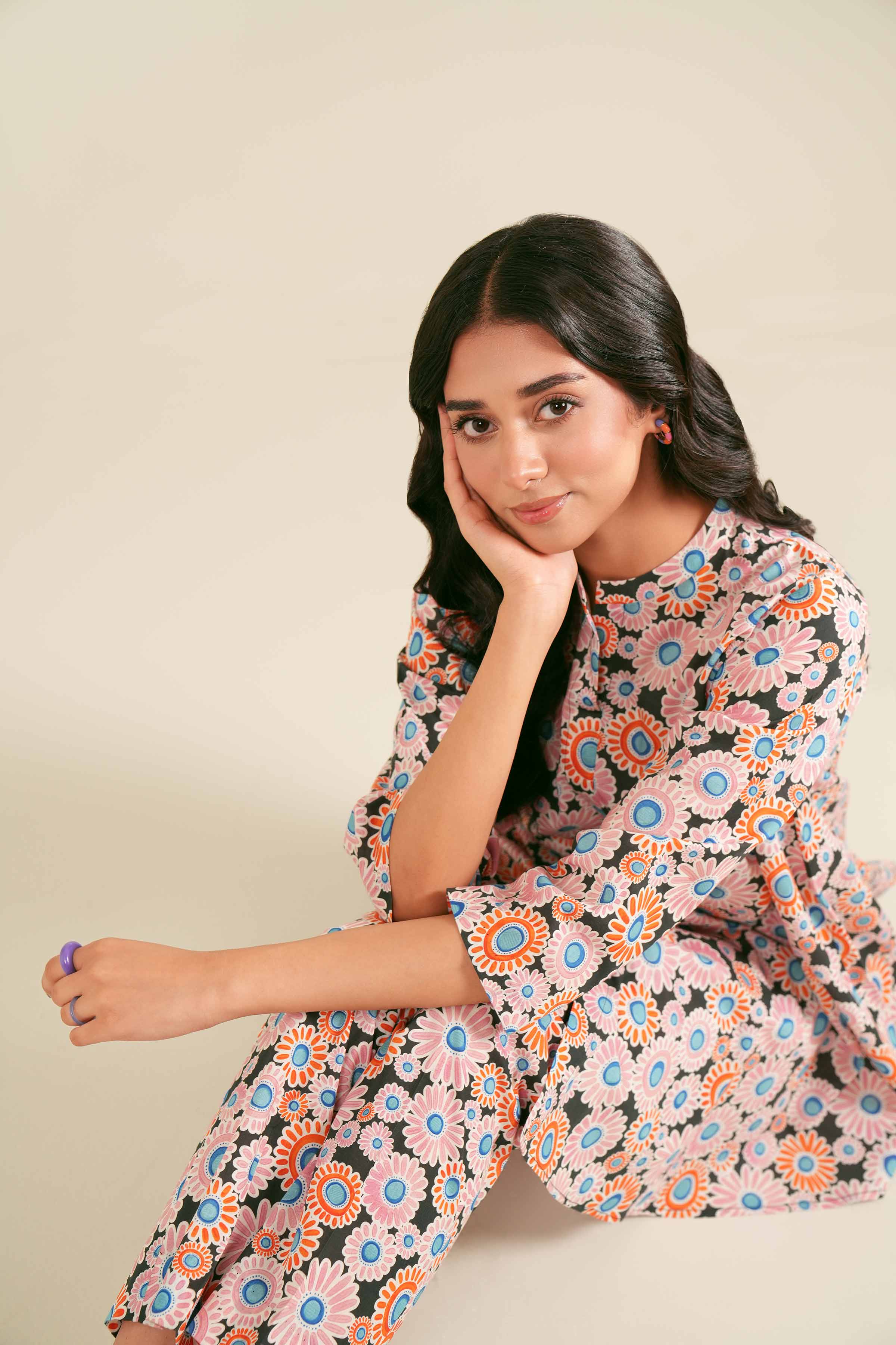 2 Piece - Printed Suit - AS24-90