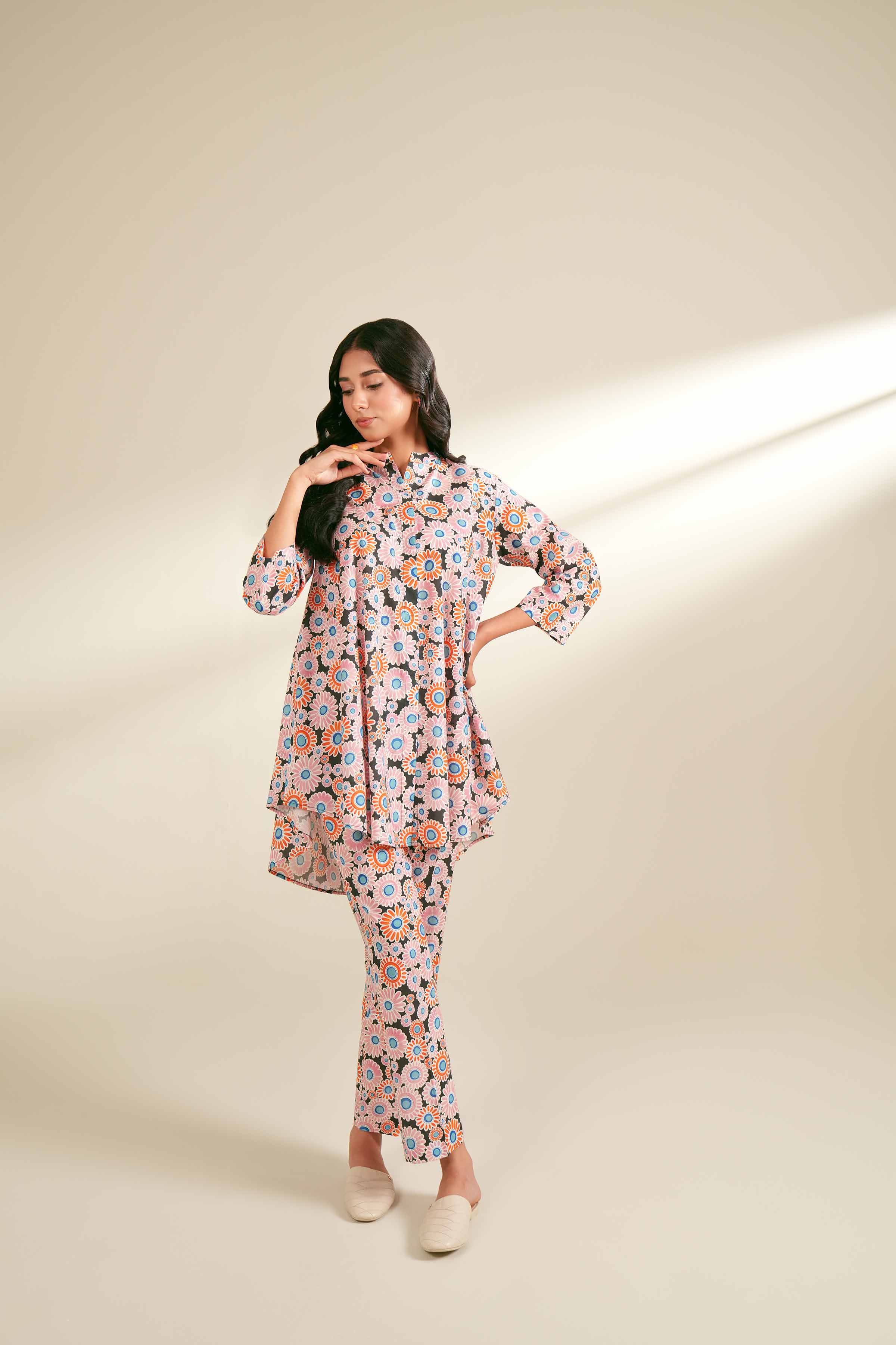 2 Piece - Printed Suit - AS24-90