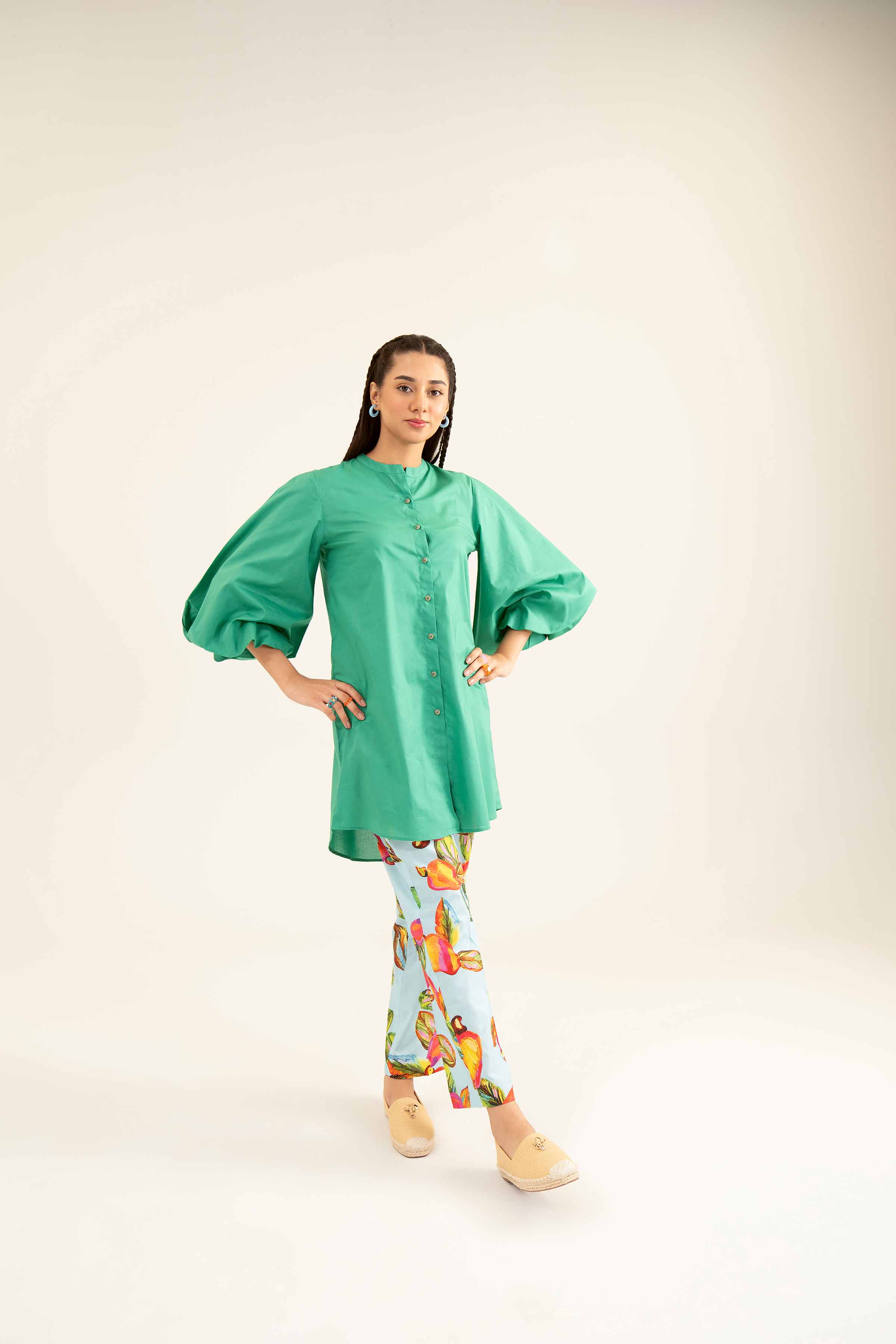 2 Piece - Printed Suit - AS24-95