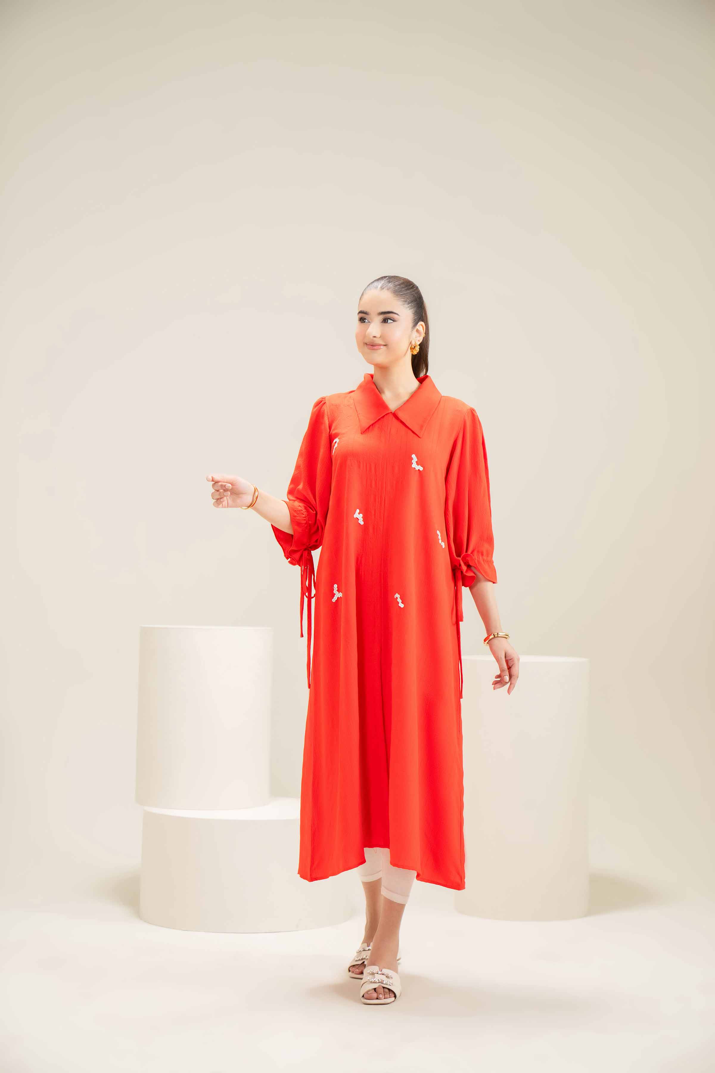 Embroidered Dress - AS25-10