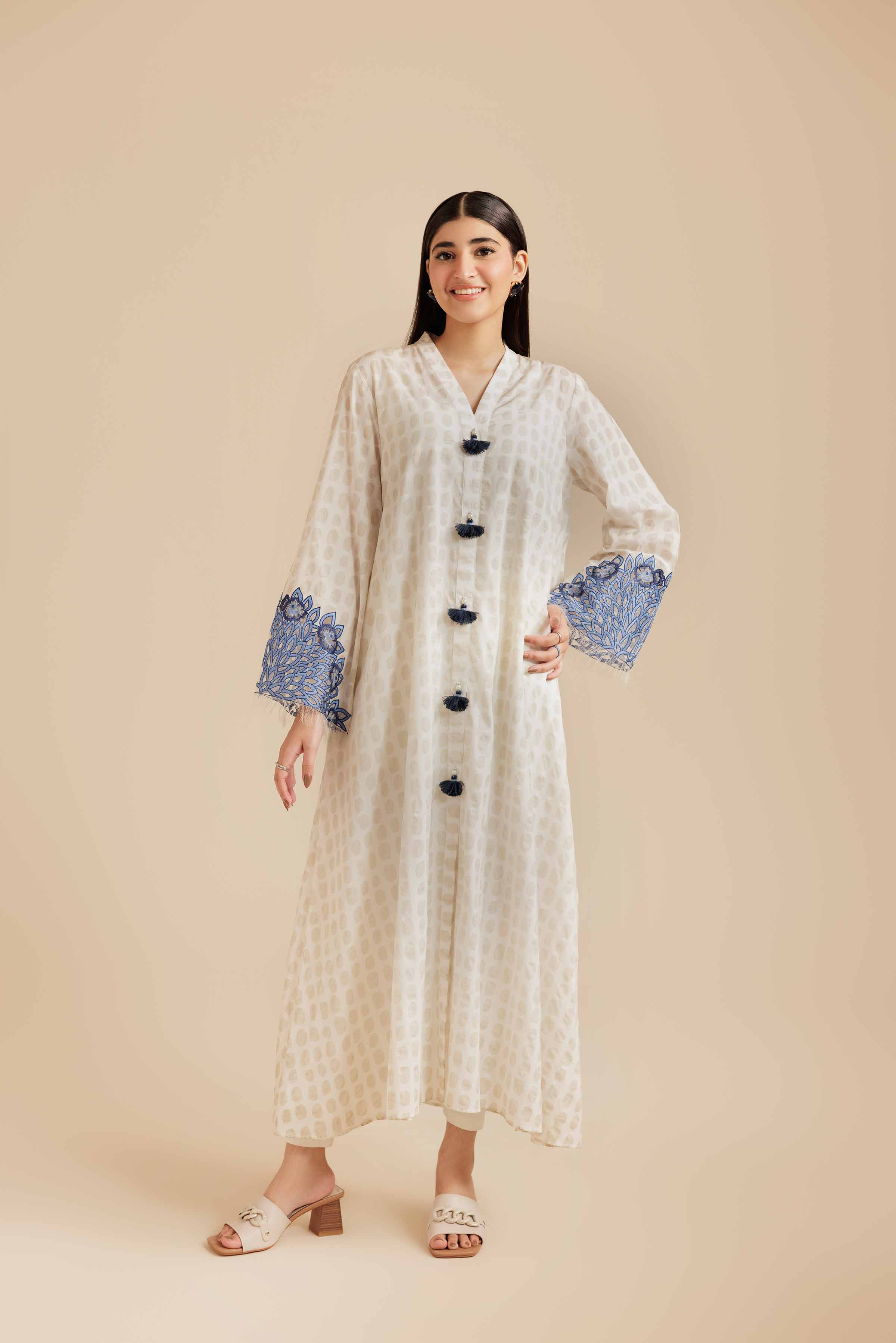 Embroidered Shirt - AS25-111 for Women - Pret Collection | Nishat | Shop Online