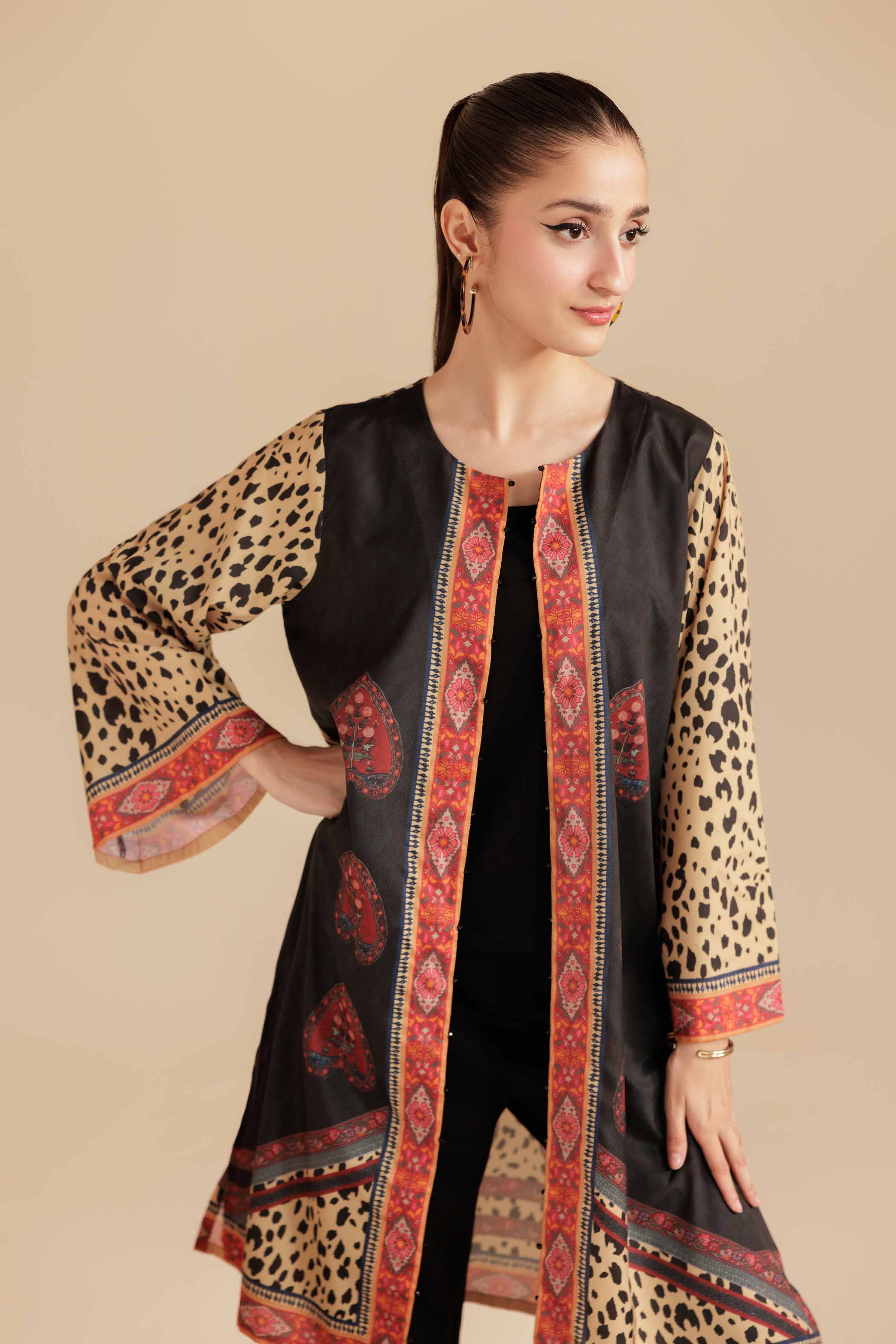 Printed Jacket - AS25-118 for Women - Pret Collection | Nishat | Shop Online