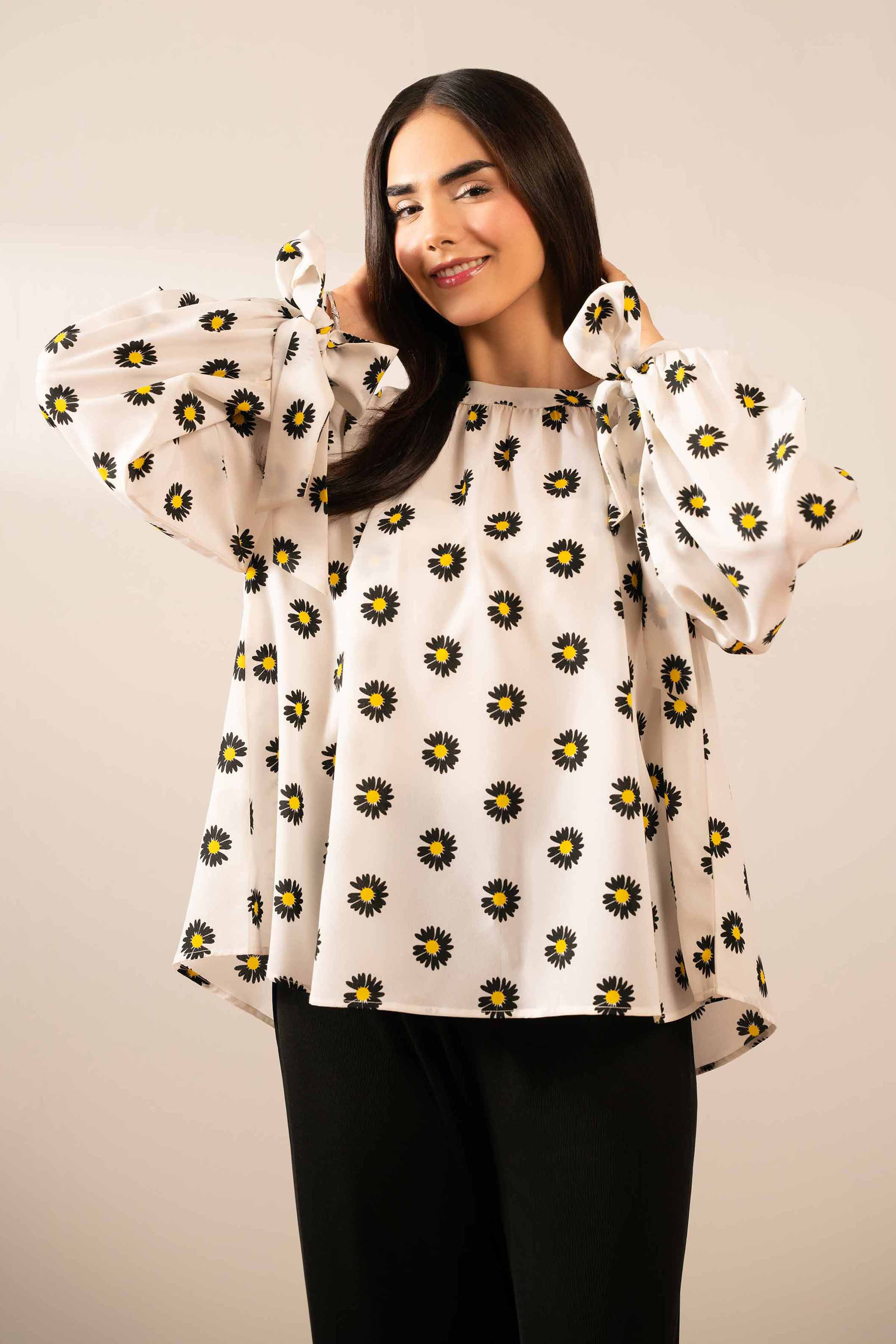 1 Piece - Printed Tunic - AS25-123 - for Women - Pret Collection | Nishat | Shop Online