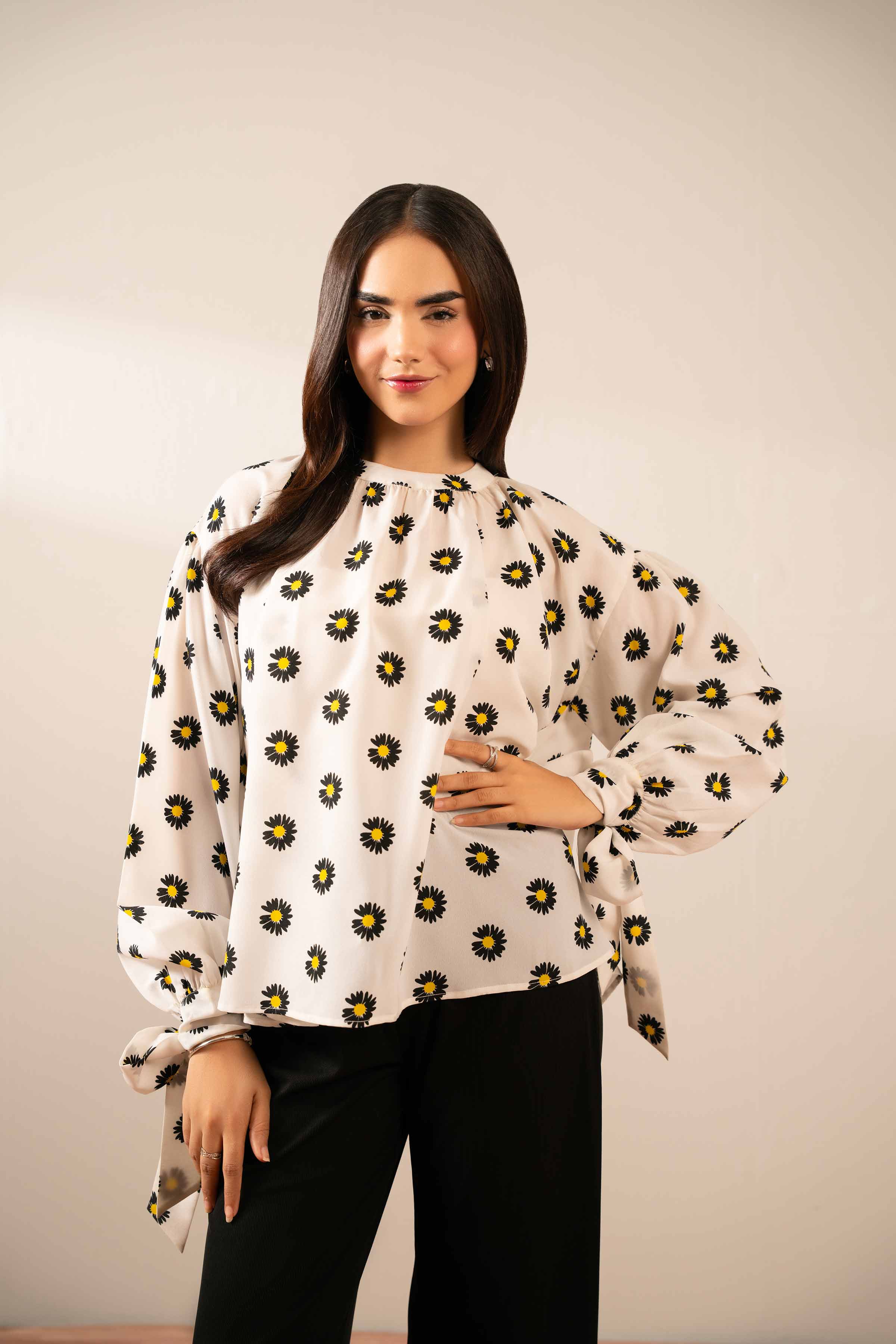 1 Piece - Printed Tunic - AS25-123 - for Women - Pret Collection | Nishat | Shop Online