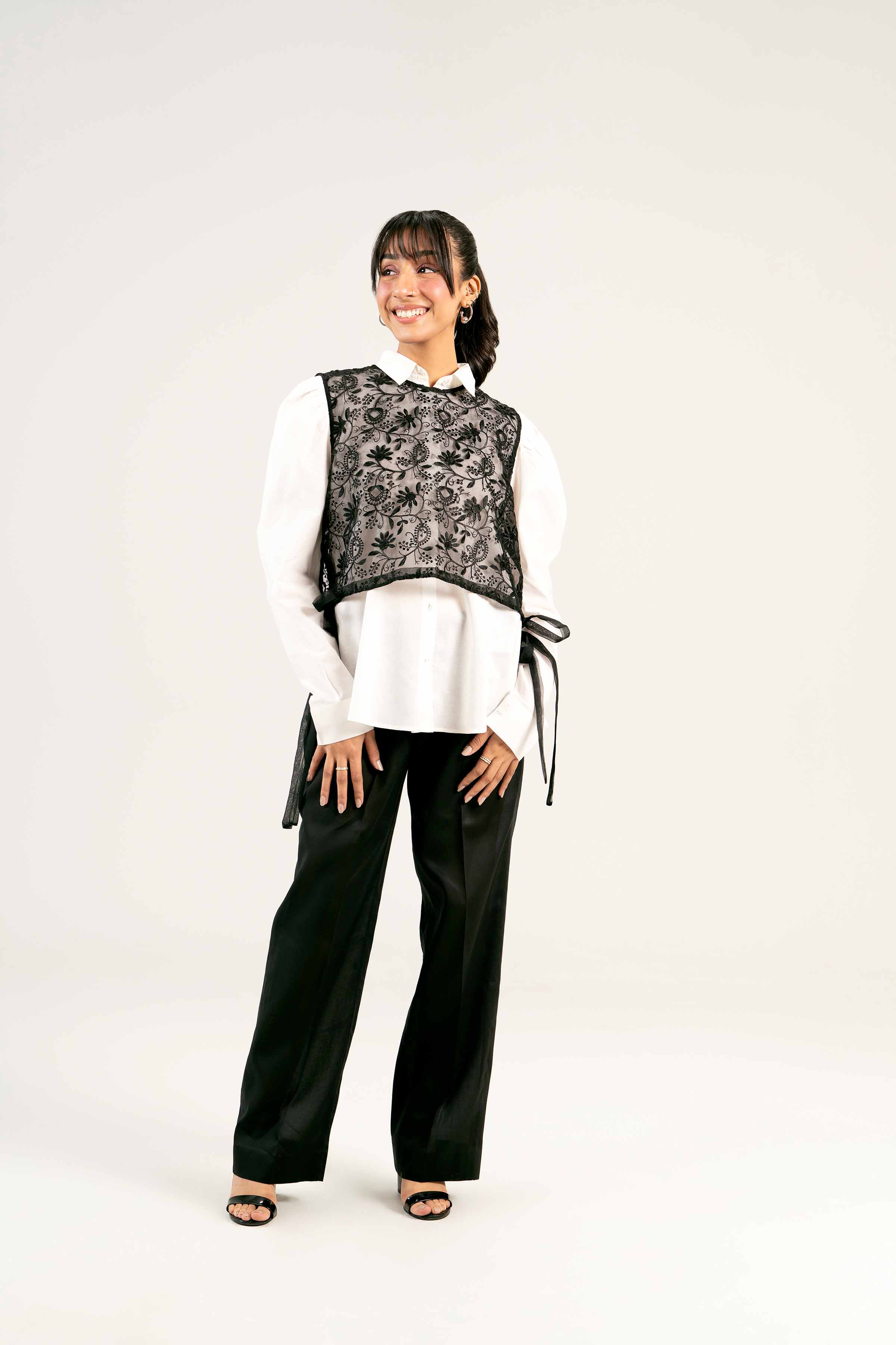 3 Piece - Embroidered Suit - AS25-18