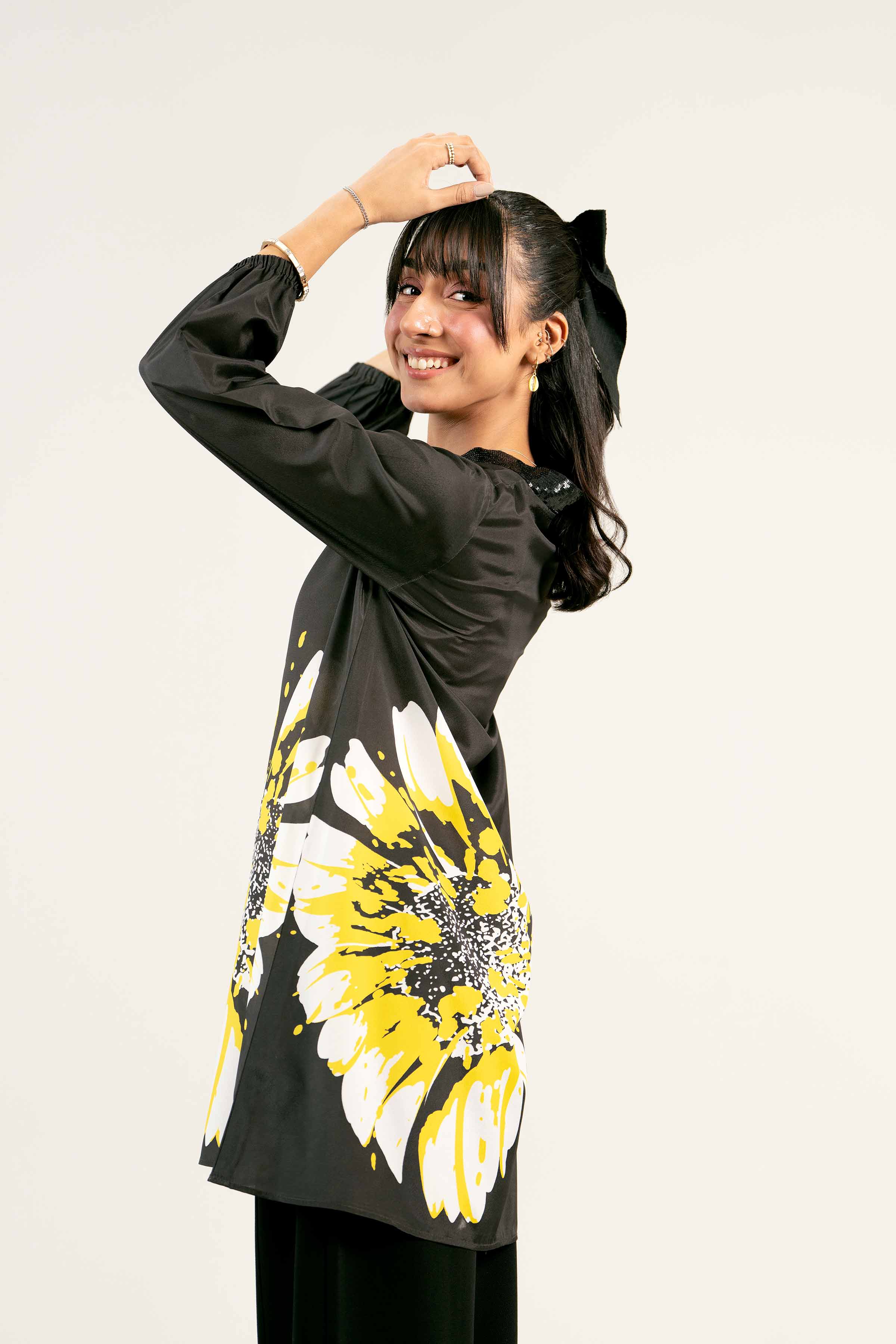 Printed Embroidered Tunic - AS25-30