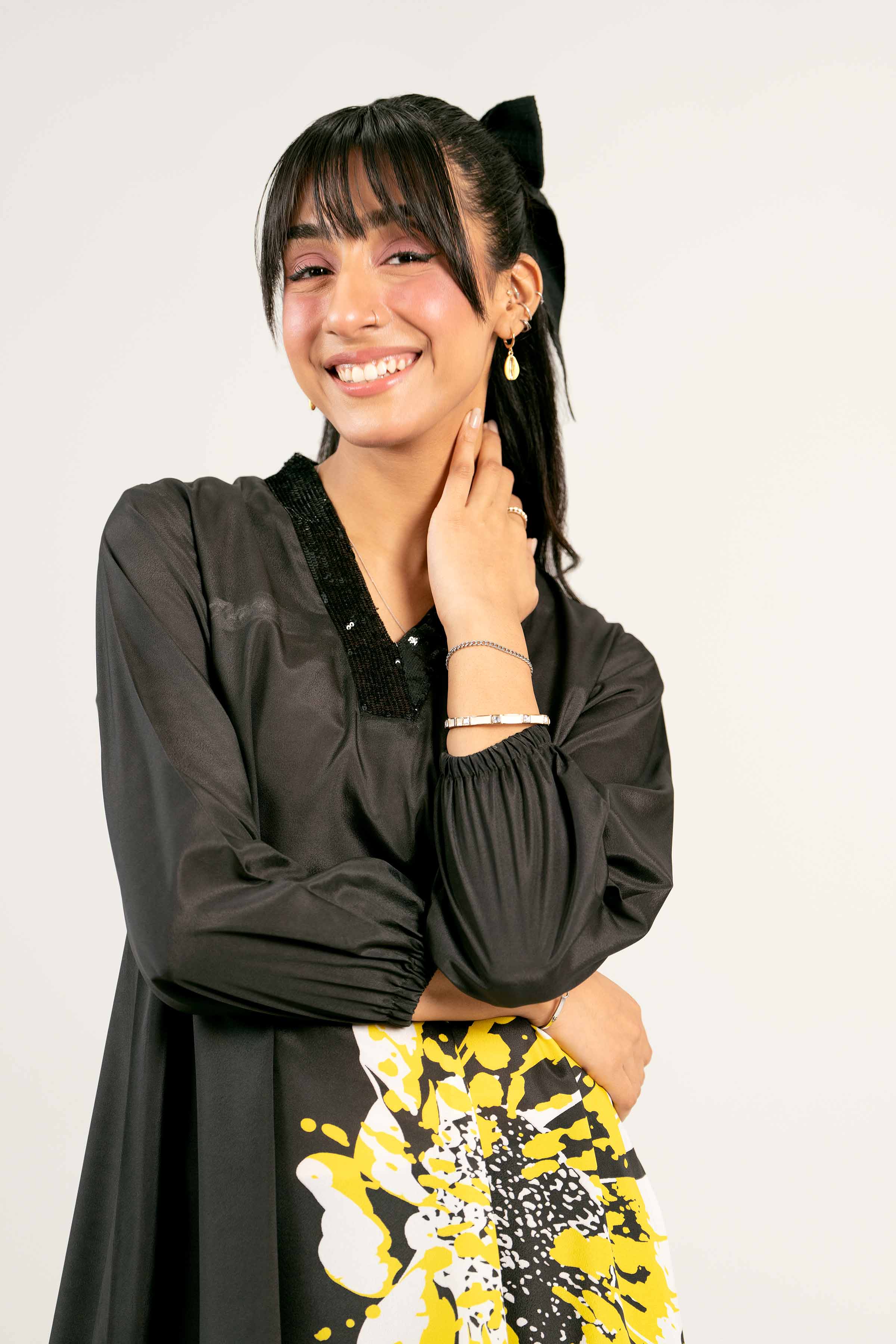 Printed Embroidered Tunic - AS25-30