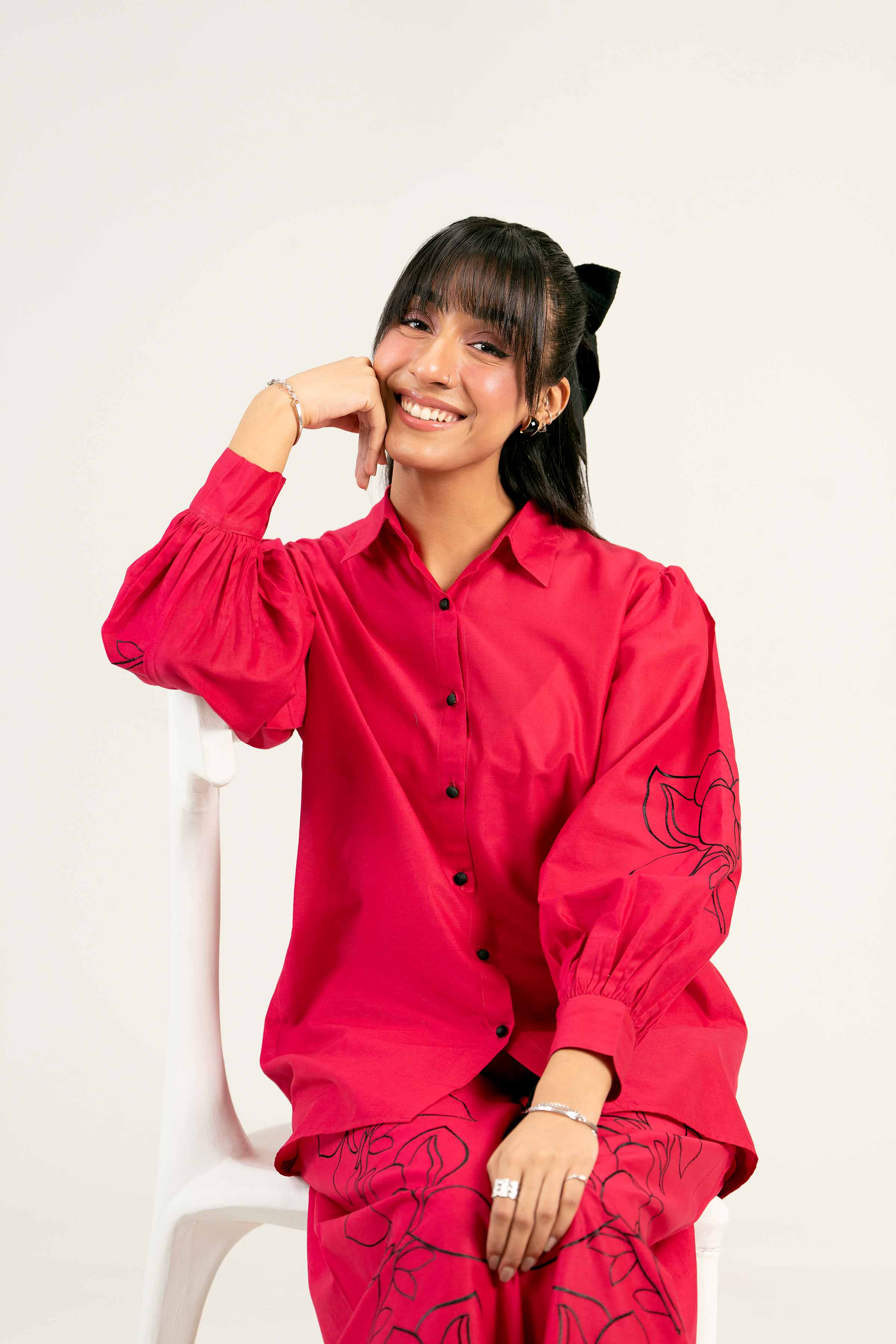 2 Piece - Embroidered Suit - AS25-32