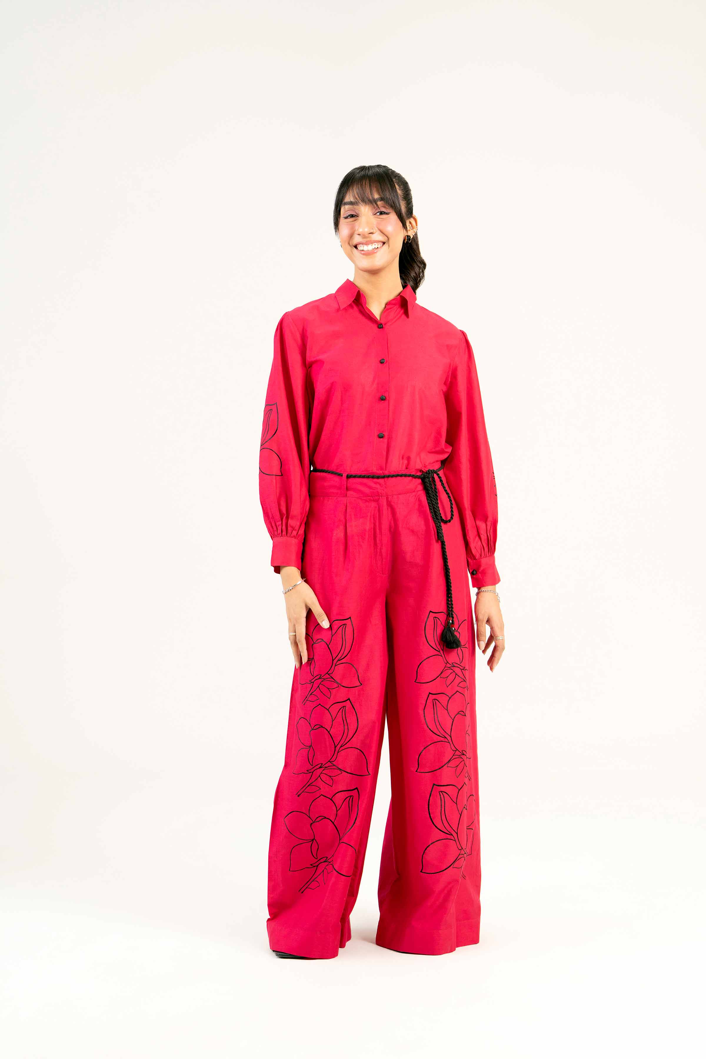 2 Piece - Embroidered Suit - AS25-32