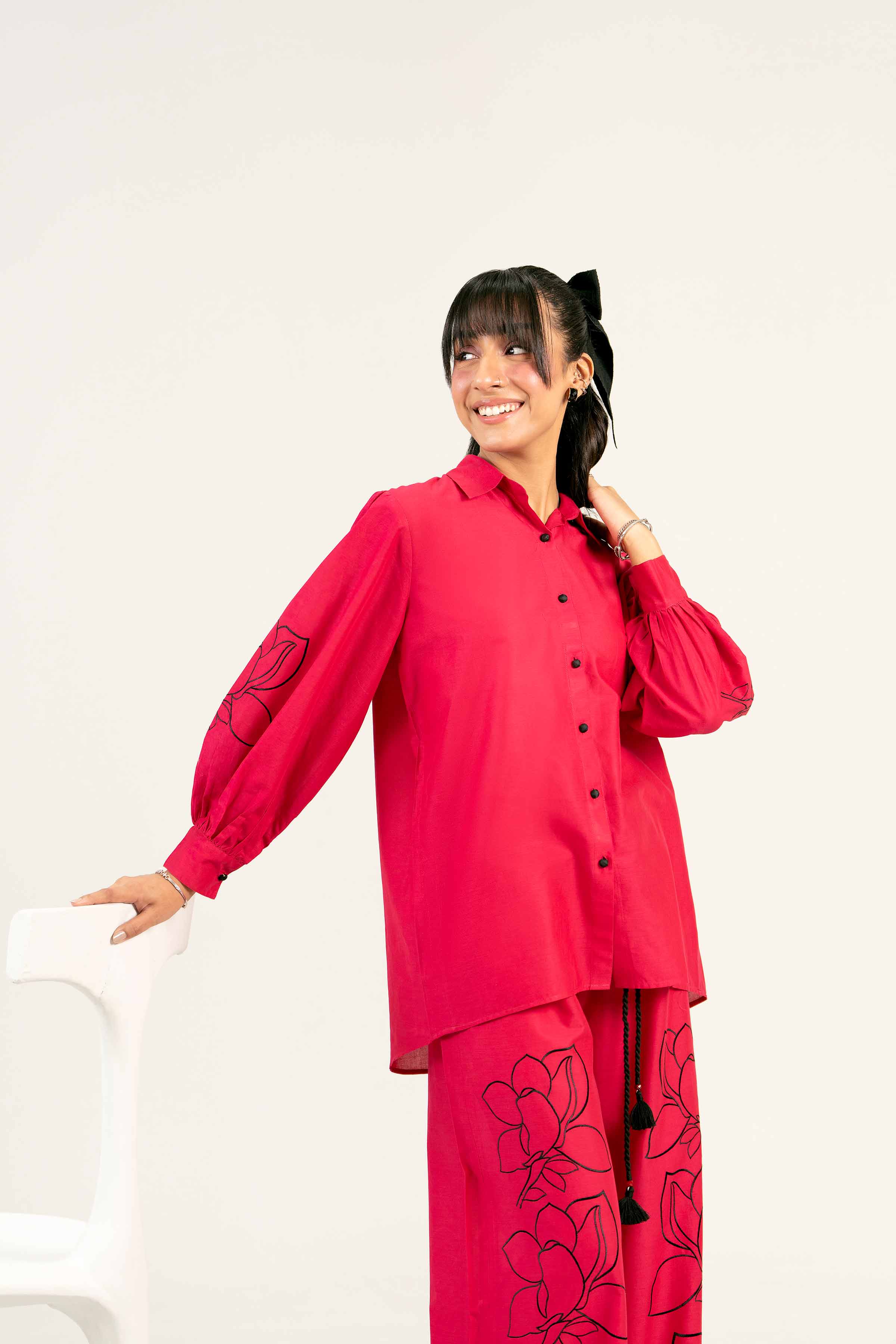 2 Piece - Embroidered Suit - AS25-32