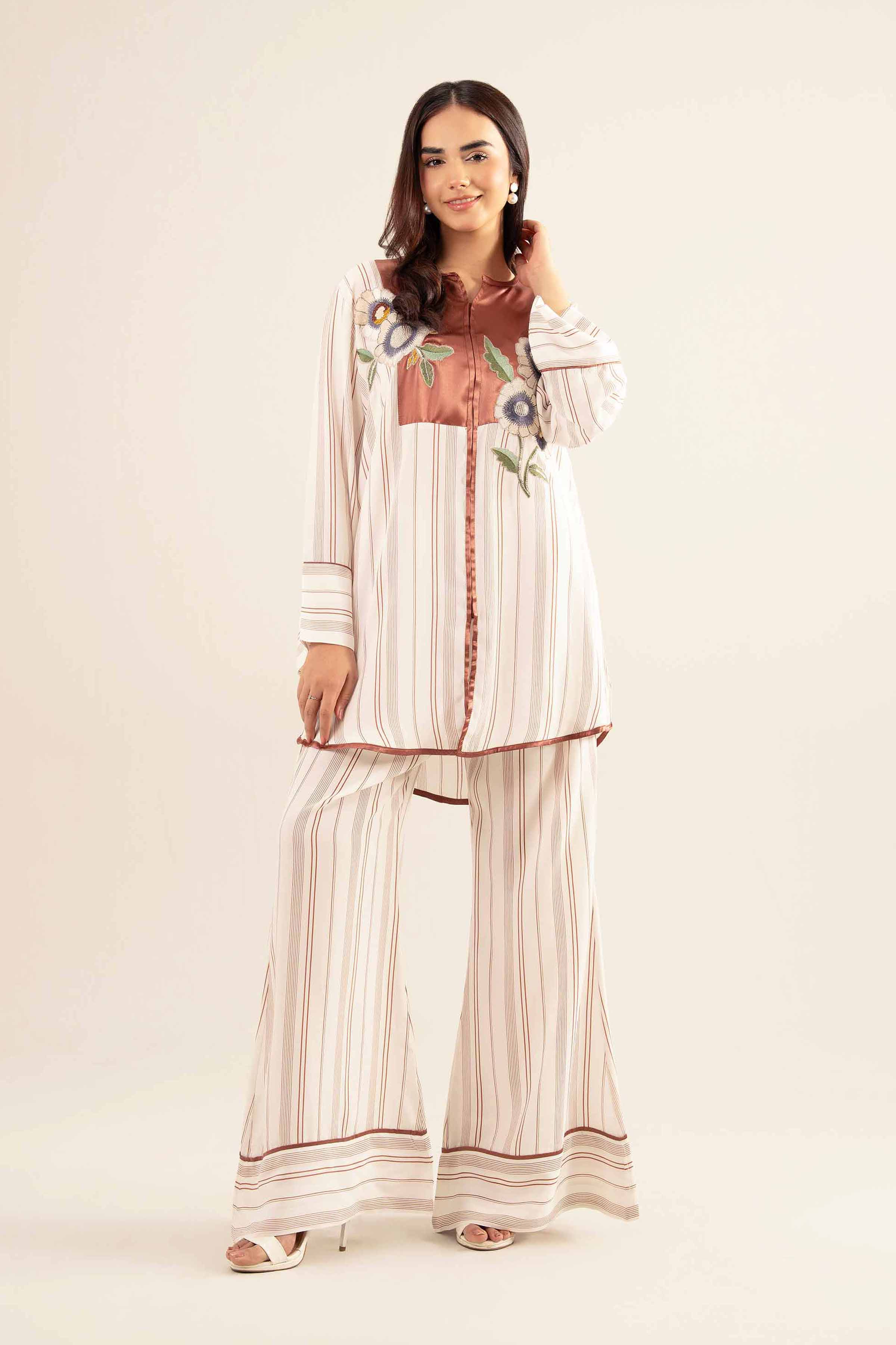 2 Piece - Embroidered Suit - AS25-36 for Women - Pret Collection | Nishat | Shop Online