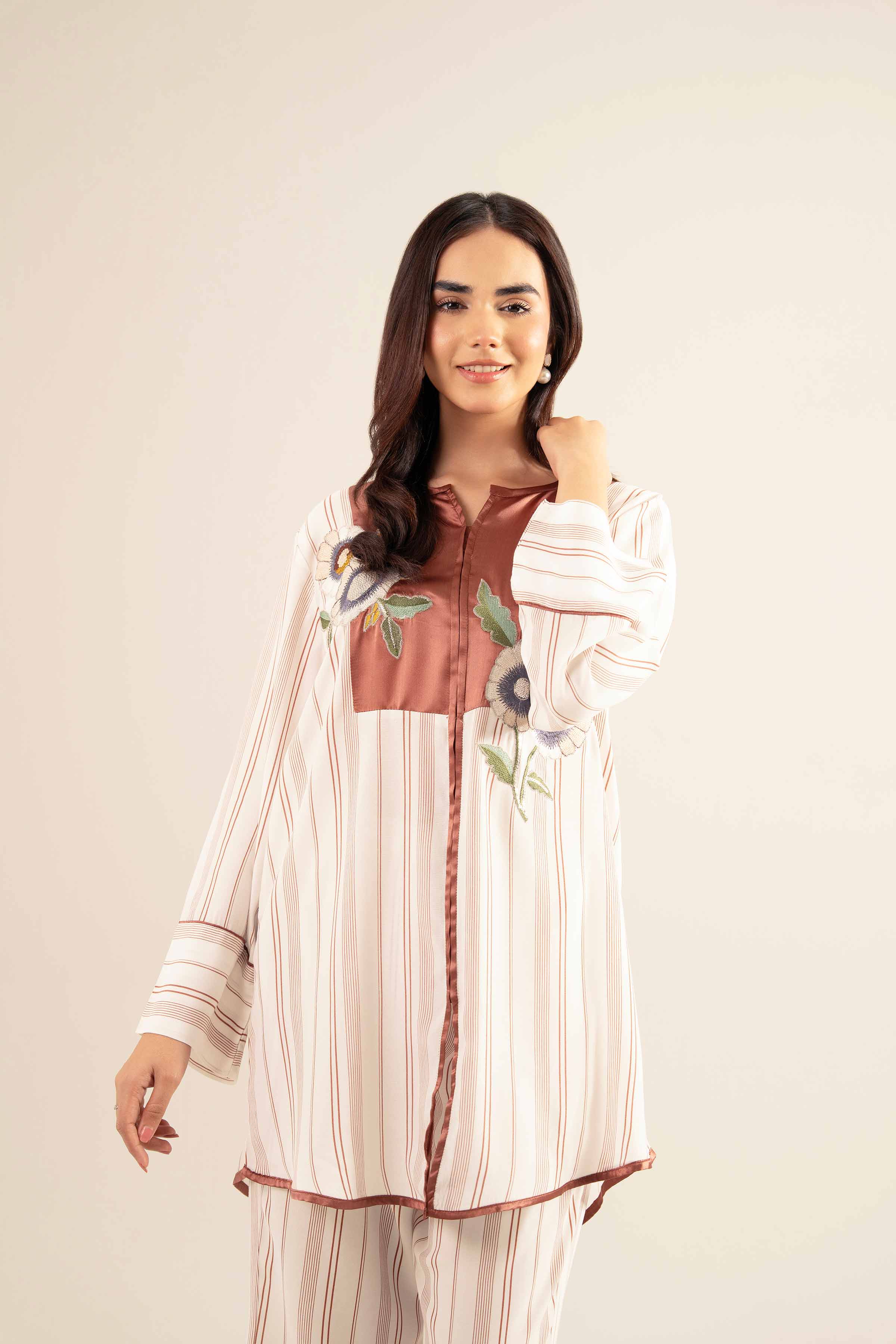 2 Piece - Embroidered Suit - AS25-36 for Women - Pret Collection | Nishat | Shop Online