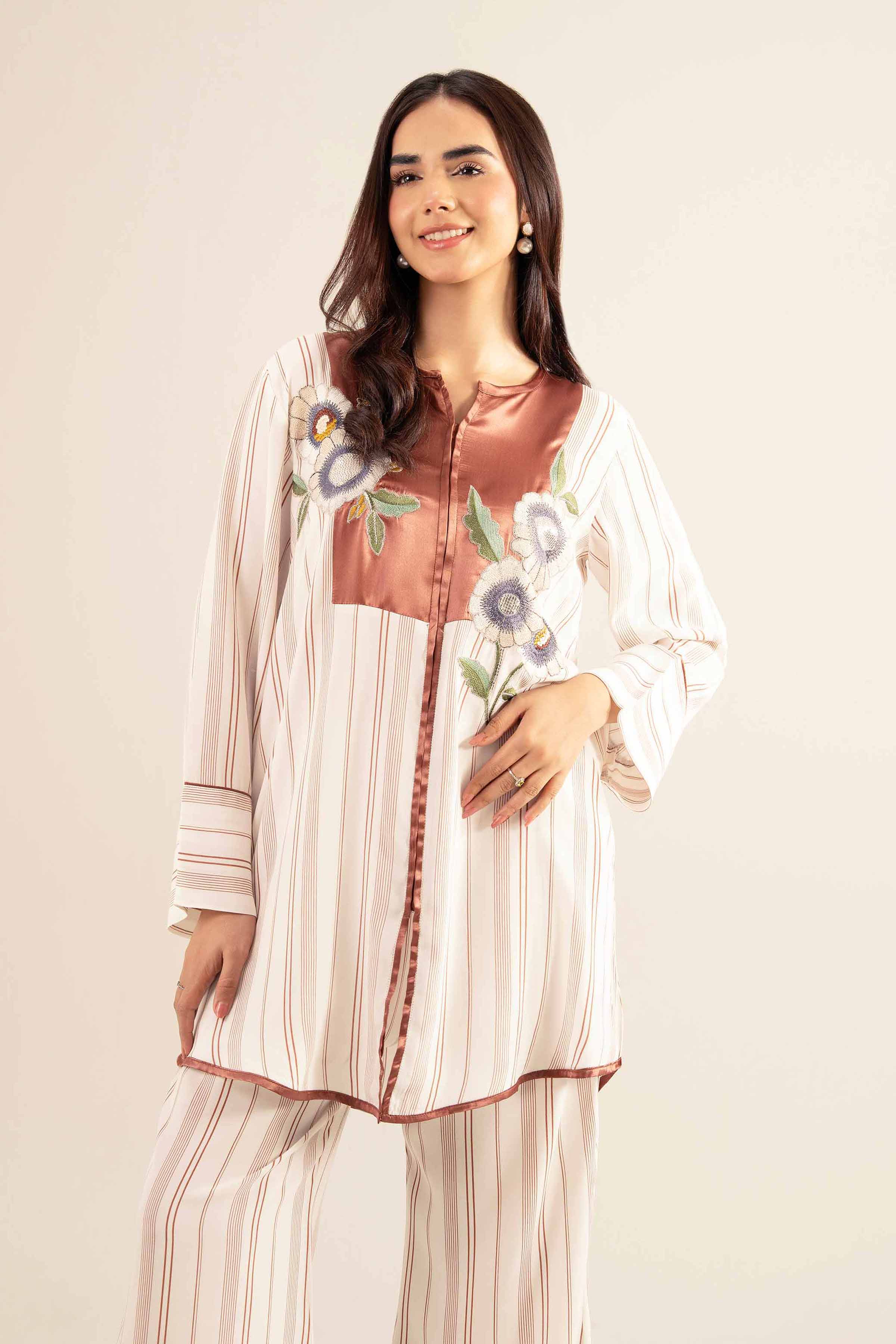 2 Piece - Embroidered Suit - AS25-36 for Women - Pret Collection | Nishat | Shop Online