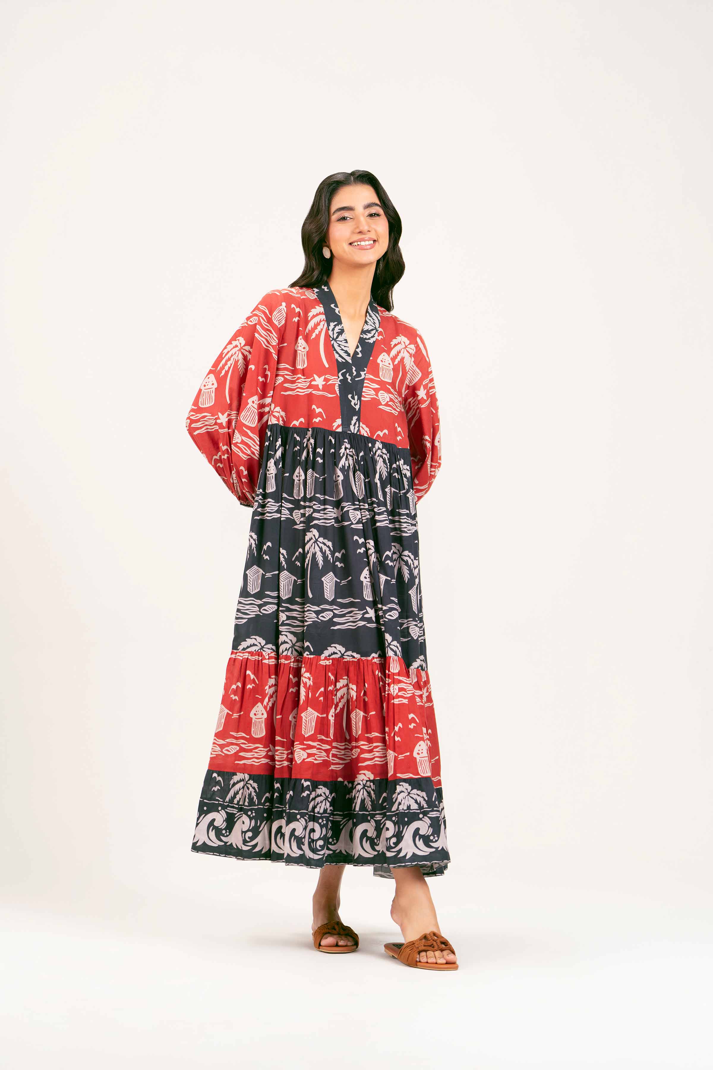 Printed Dress - AS25-43