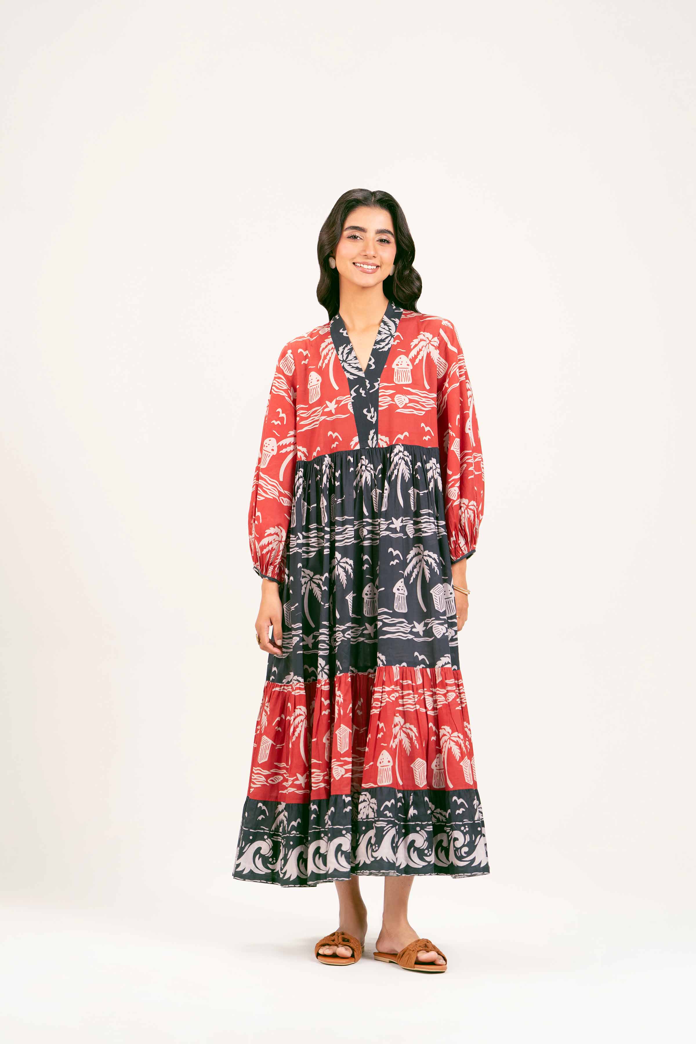 Printed Dress - AS25-43