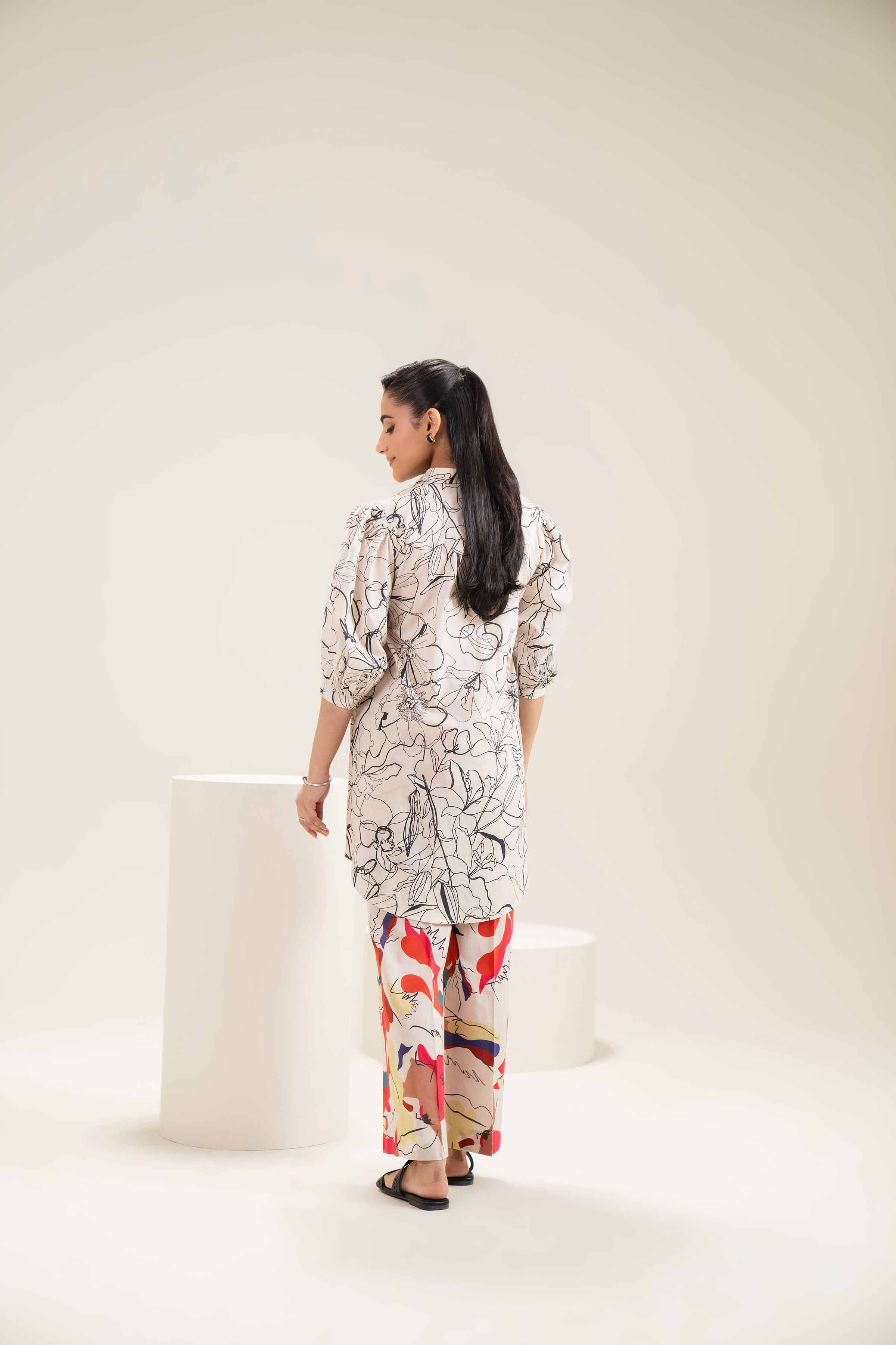 2 Piece - Printed Suit - AS25-55