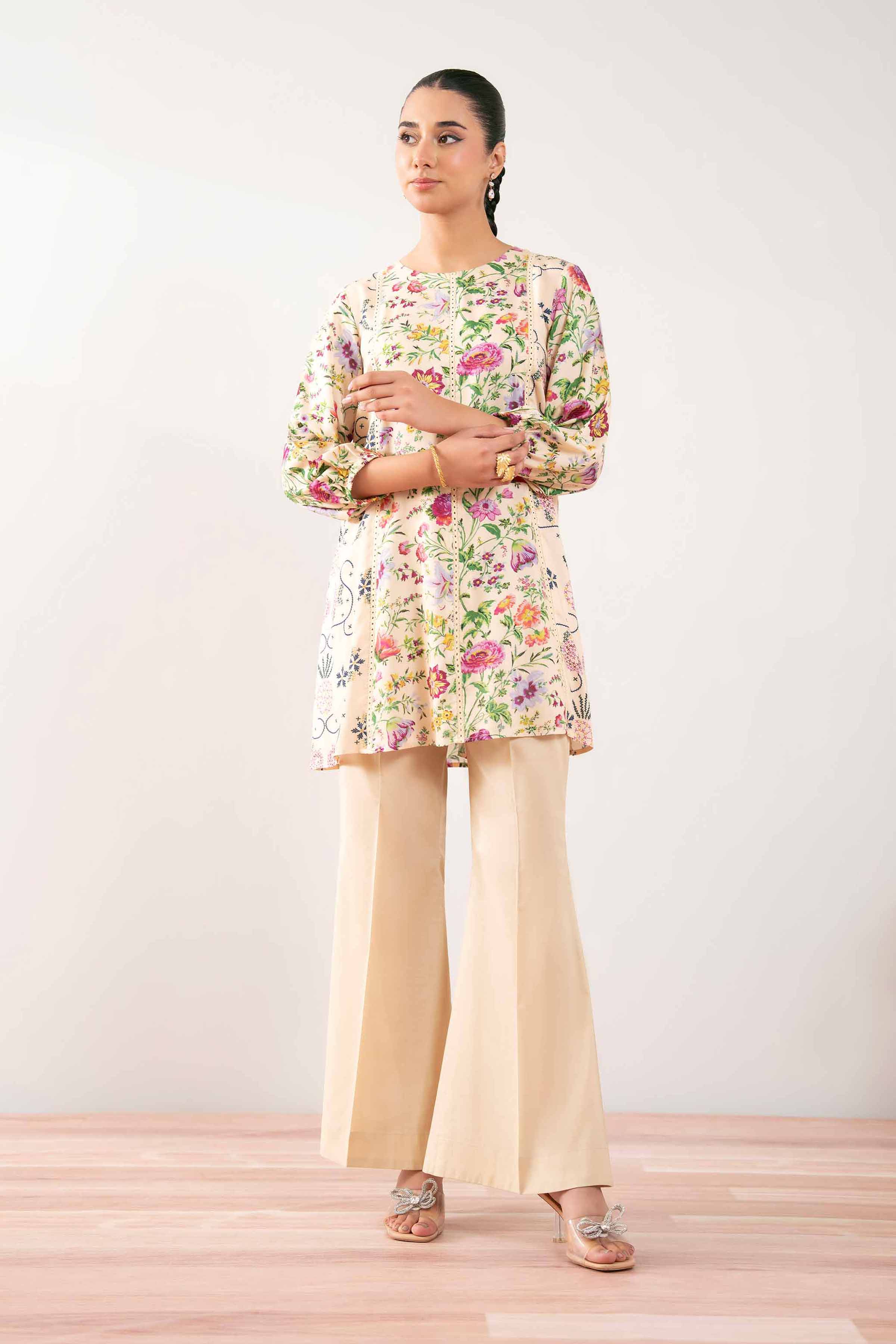 Printed Tunic - AS25-71 for Women - Pret Collection | Nishat | Shop Online