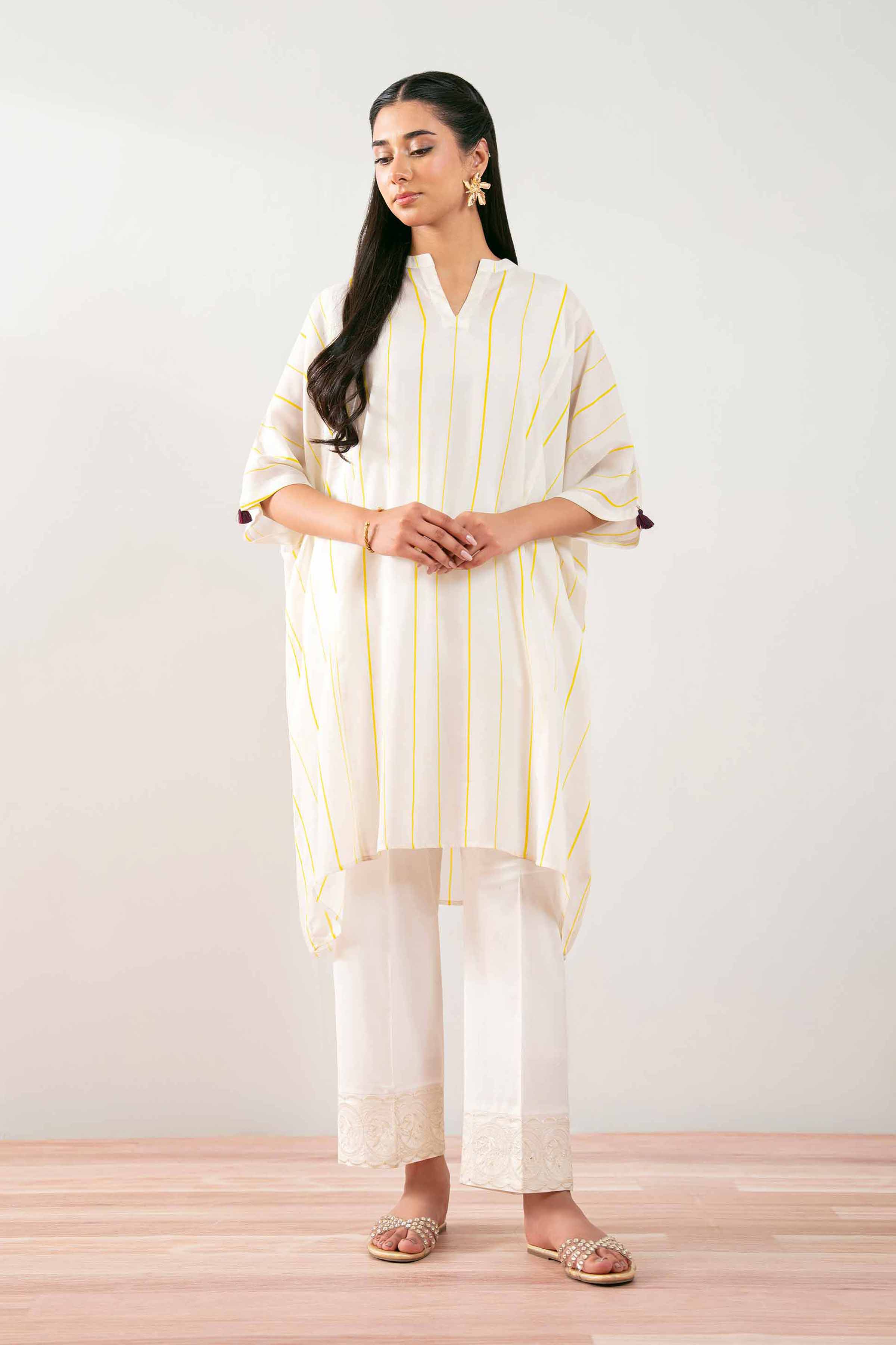Printed Embroidered Tunic - AS25-97
