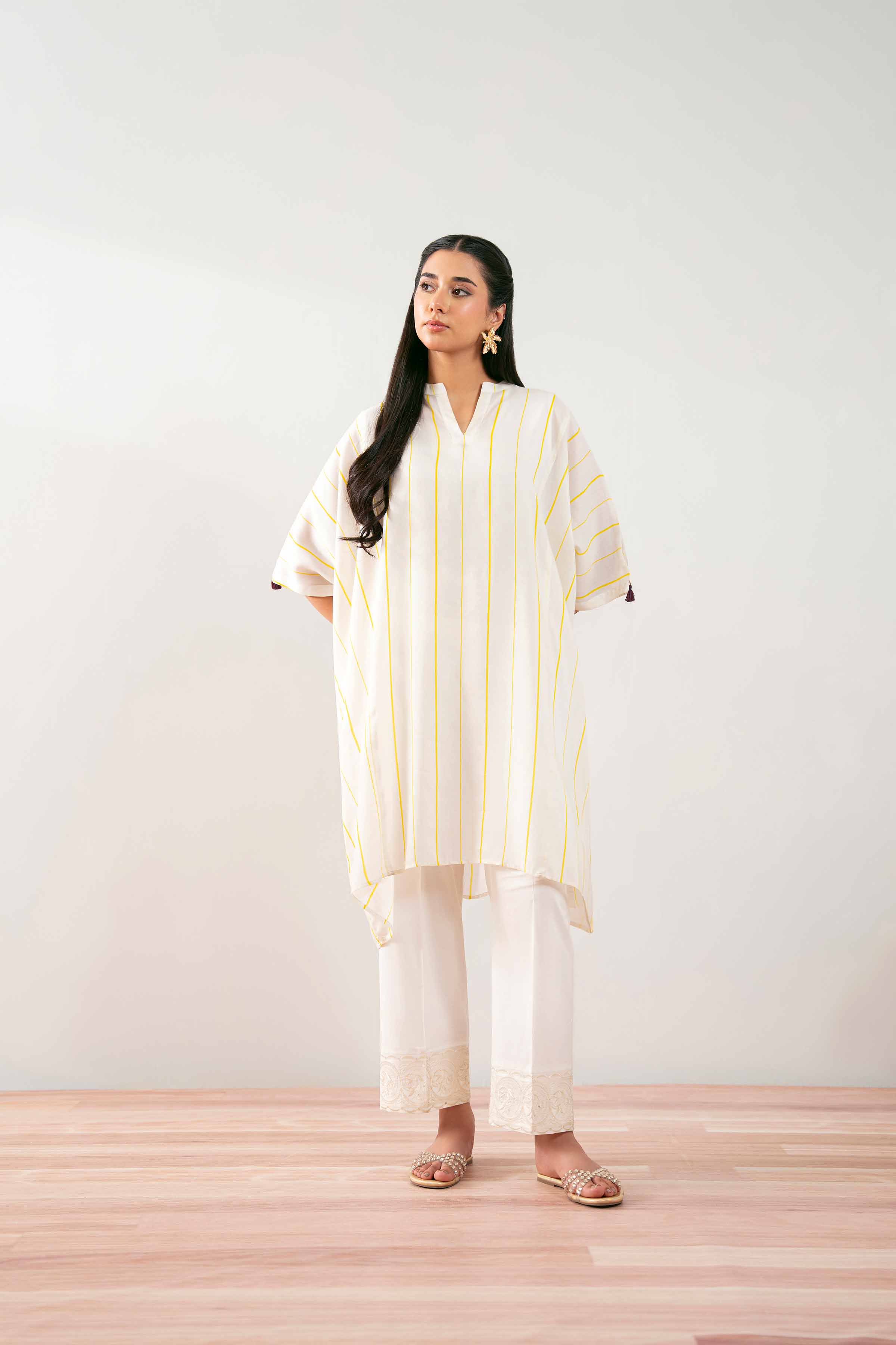 Printed Embroidered Tunic - AS25-97