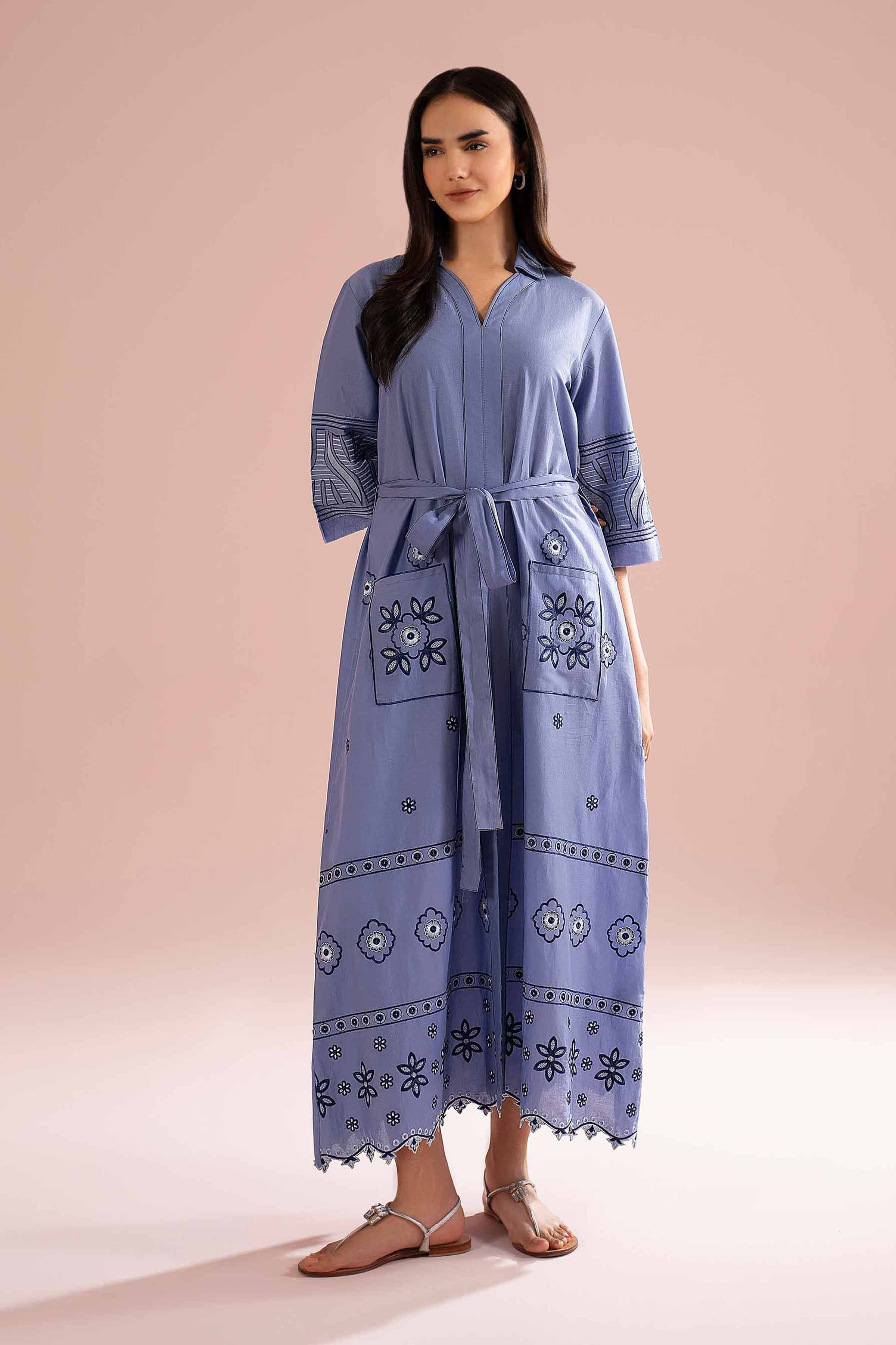 Embroidered Dress - AS26-03 for Women - Pret Collection | Nishat | Shop Online