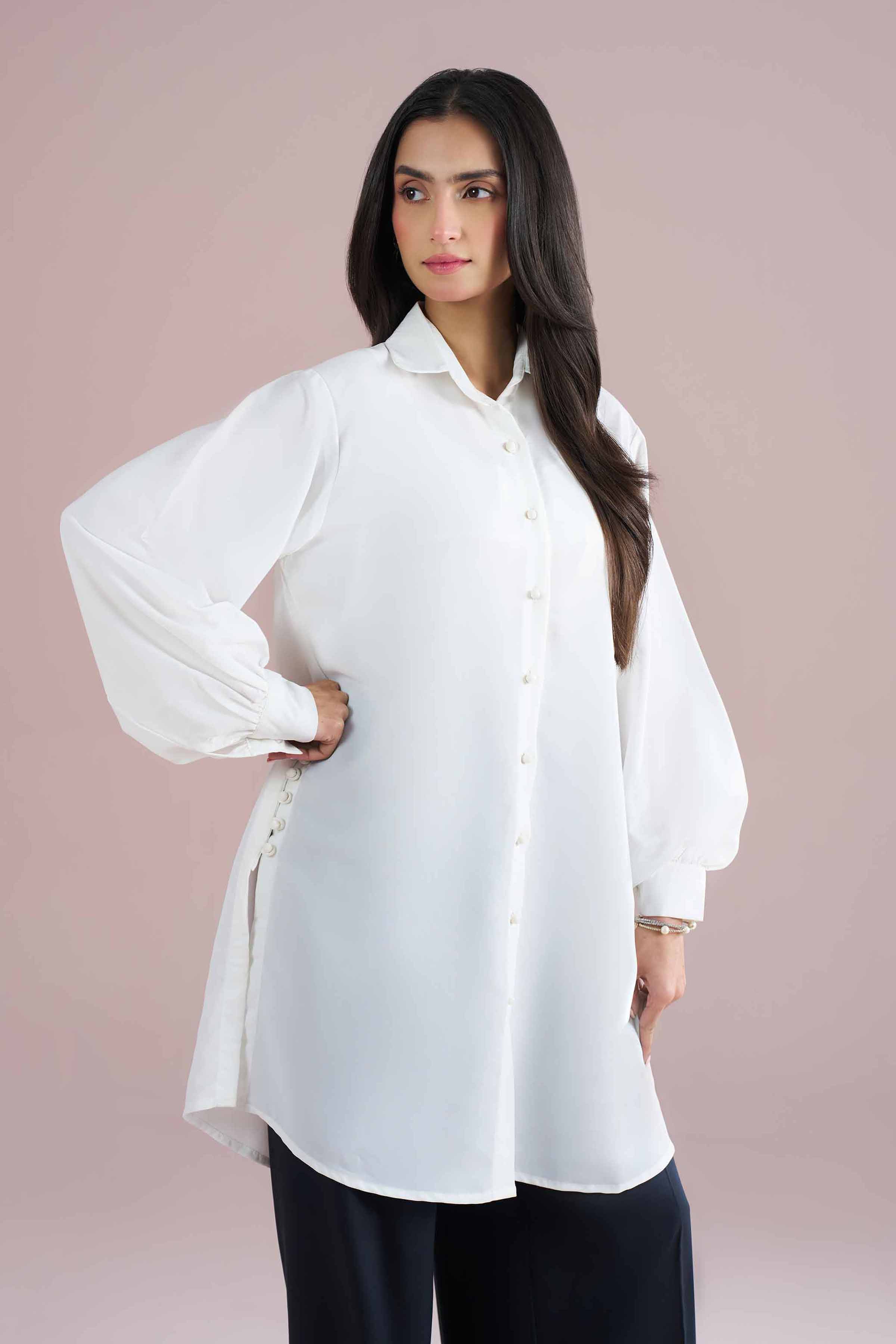 Basic Shirt - AS26-102 for Women - Pret Collection | Nishat | Shop Online