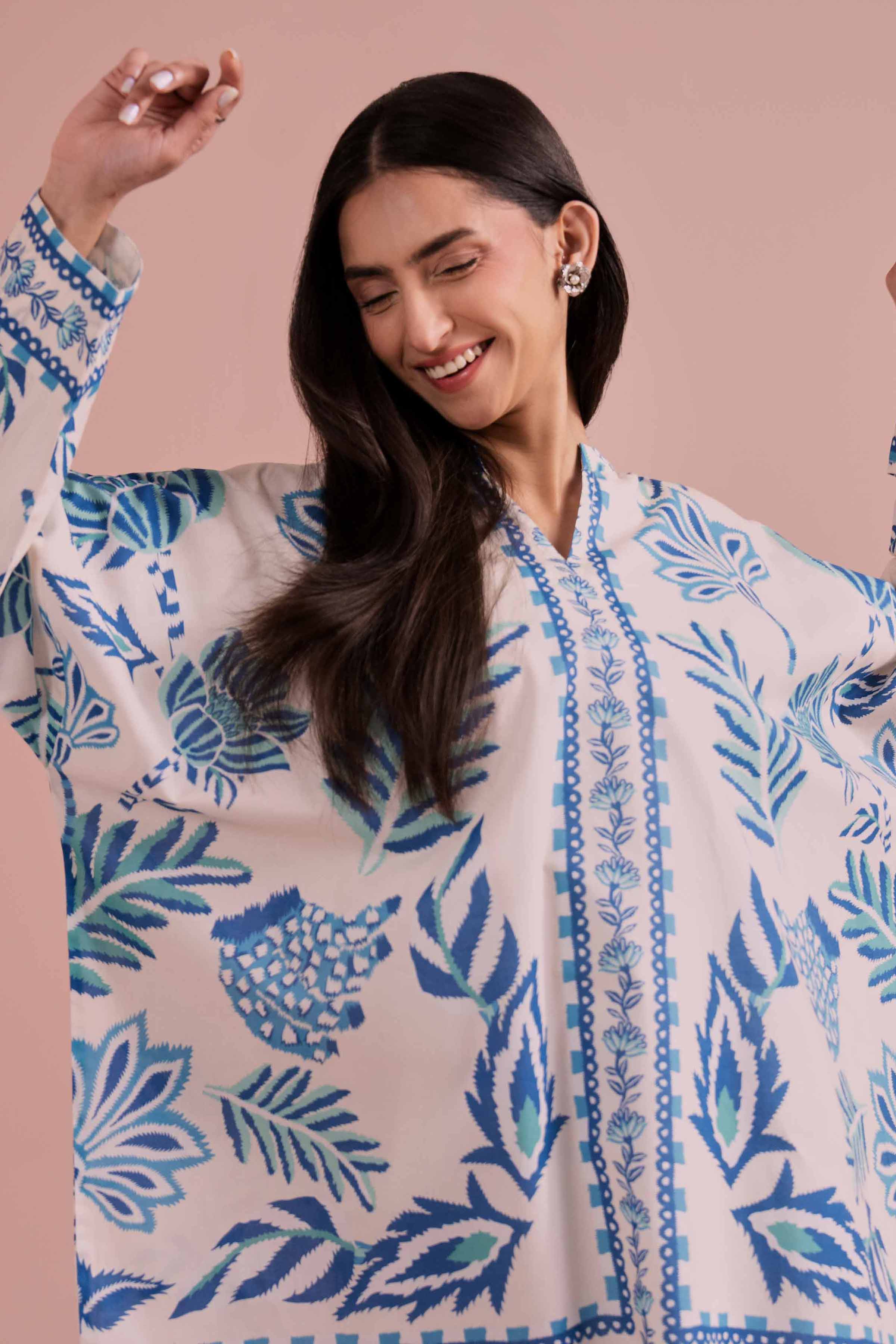 Printed Tunic - AS26-13 for Women - Pret Collection | Nishat | Shop Online