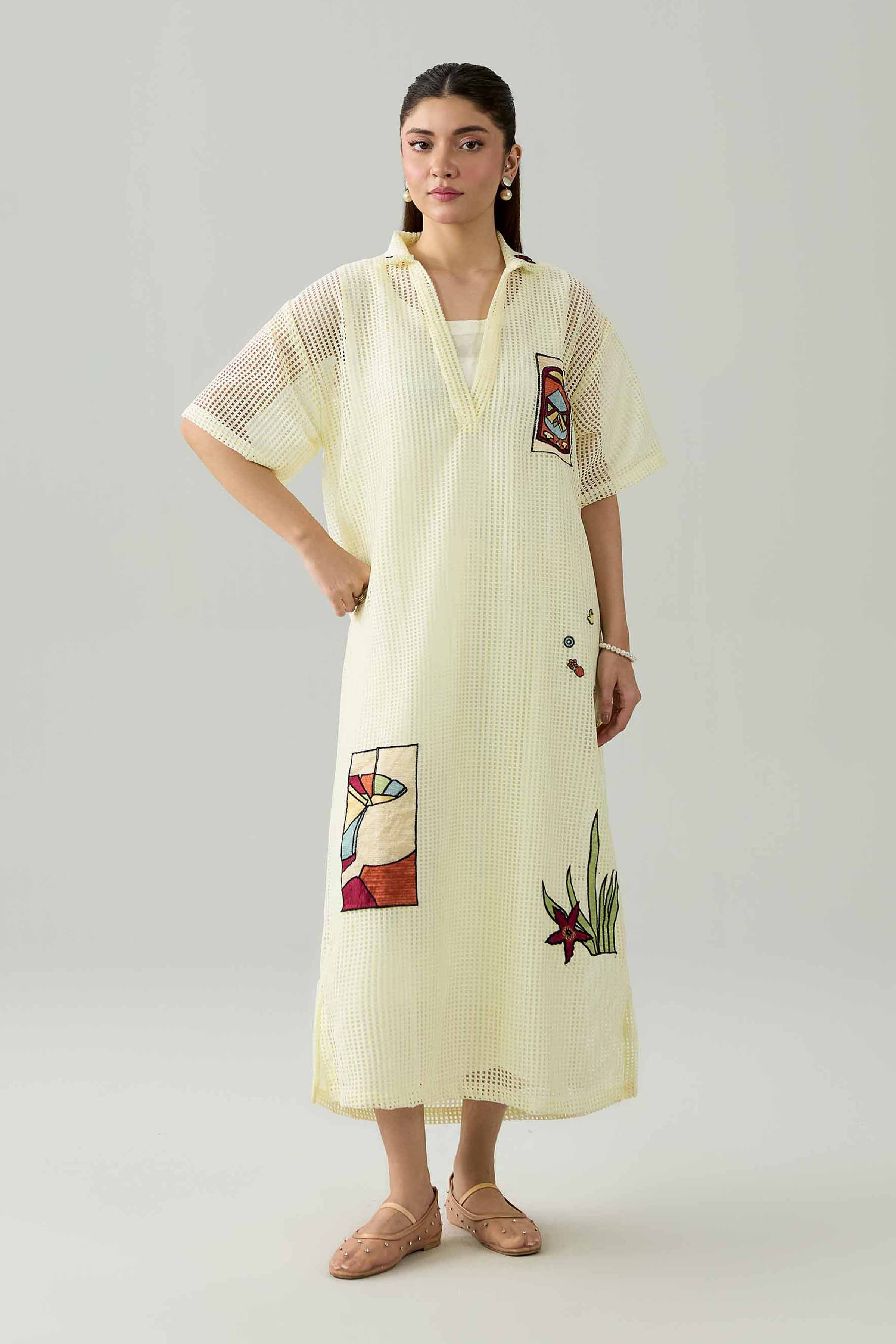 Embroidered Dress - AS26-87