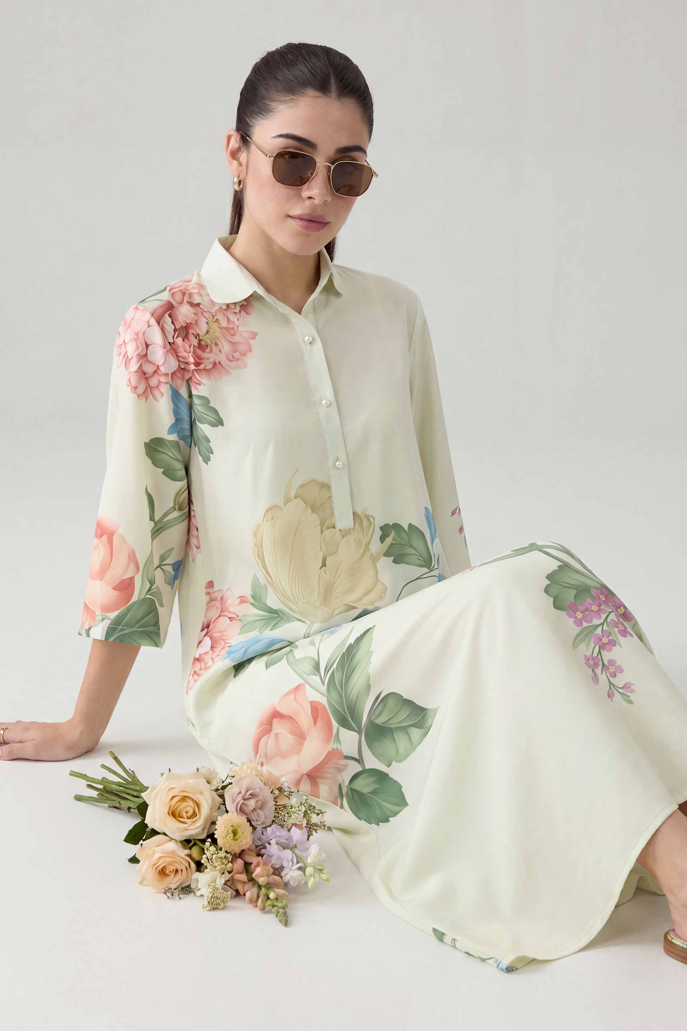Printed Dress - AS26-92