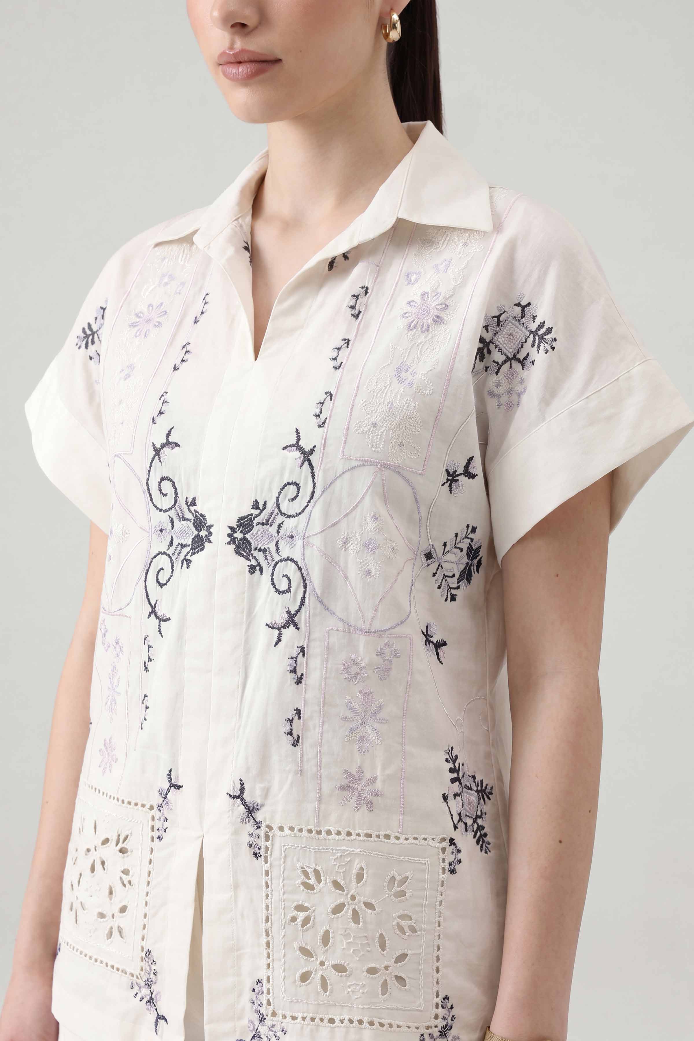 2 Piece - Embroidered Suit - AS26-98